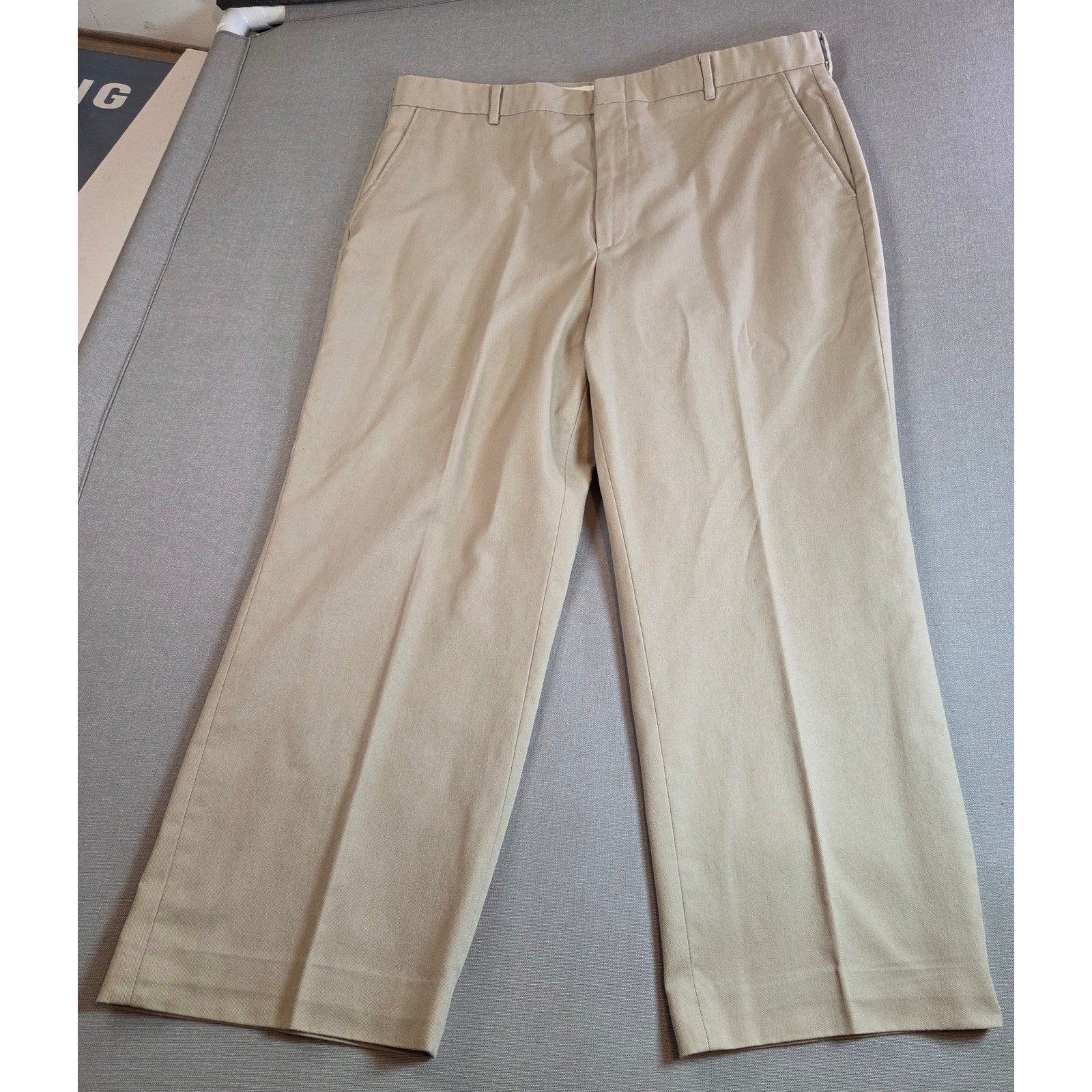 Knightsbridge Menswear Slacks Men’s 37x26 Khaki USA Cotton Blend 38x30
