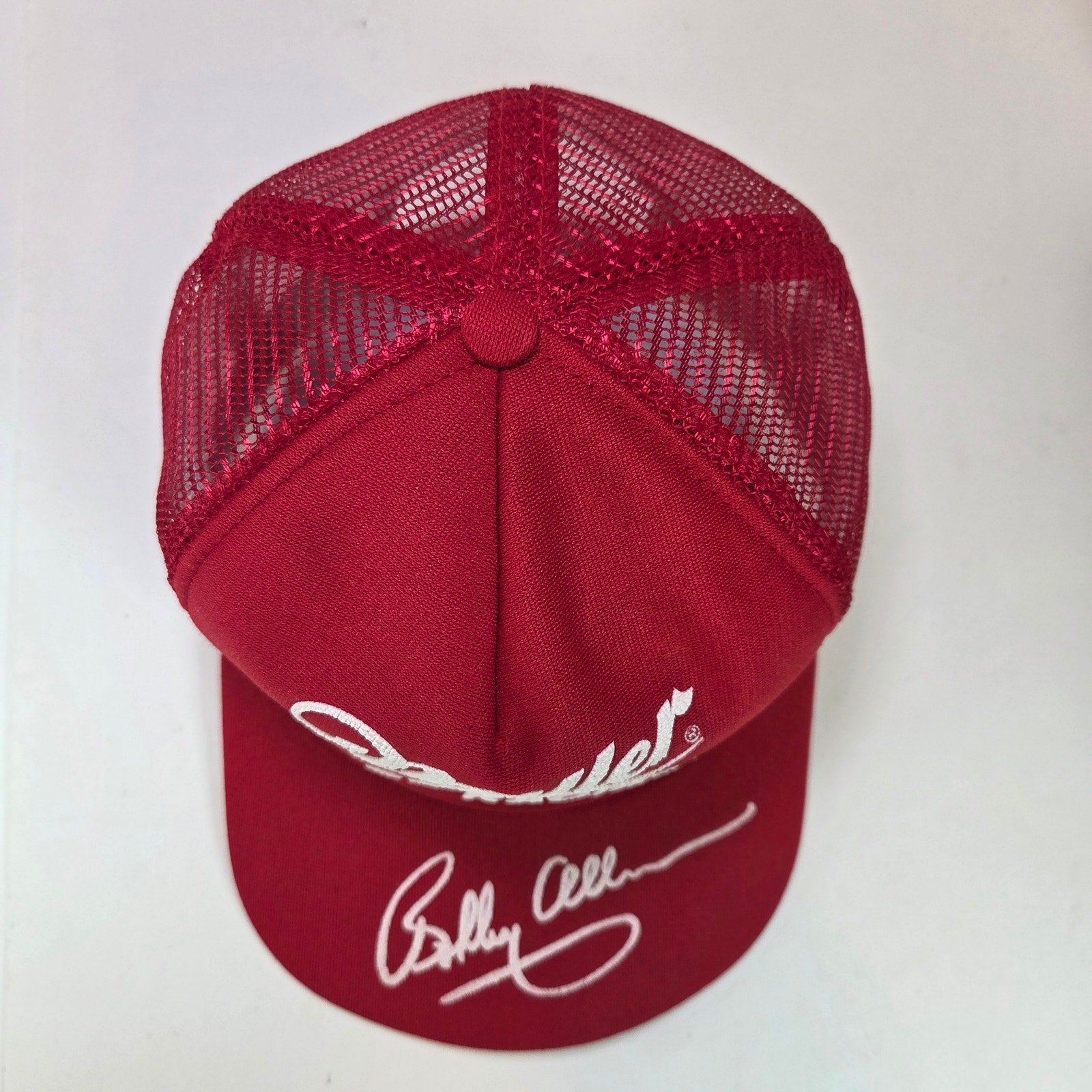 Vintage 1980s Miller American Racing Trucker Hat Bobby Allison Stylemaster USA
