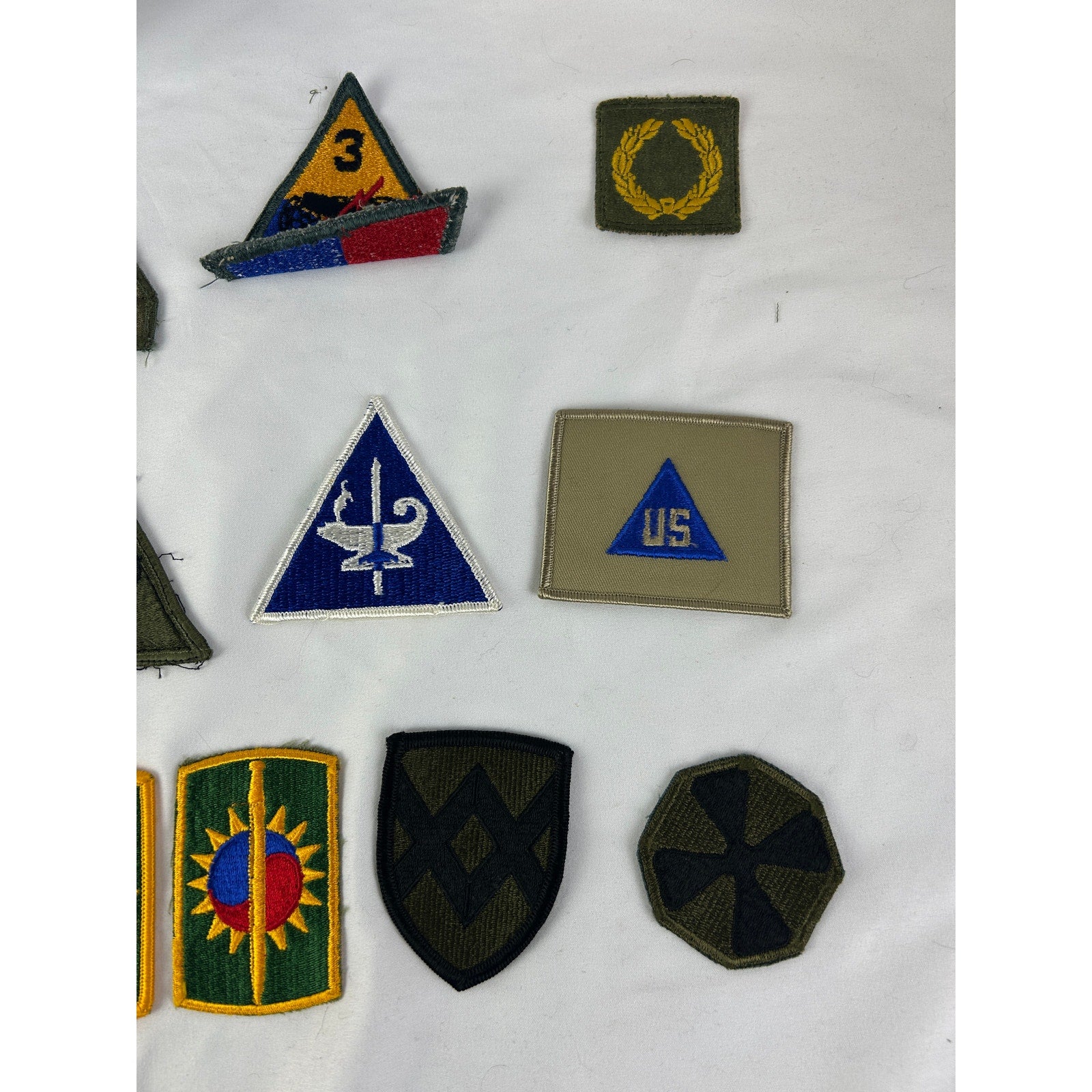 US Army Patch Lot Old Ironsides Spearhead Korea Command Patches
