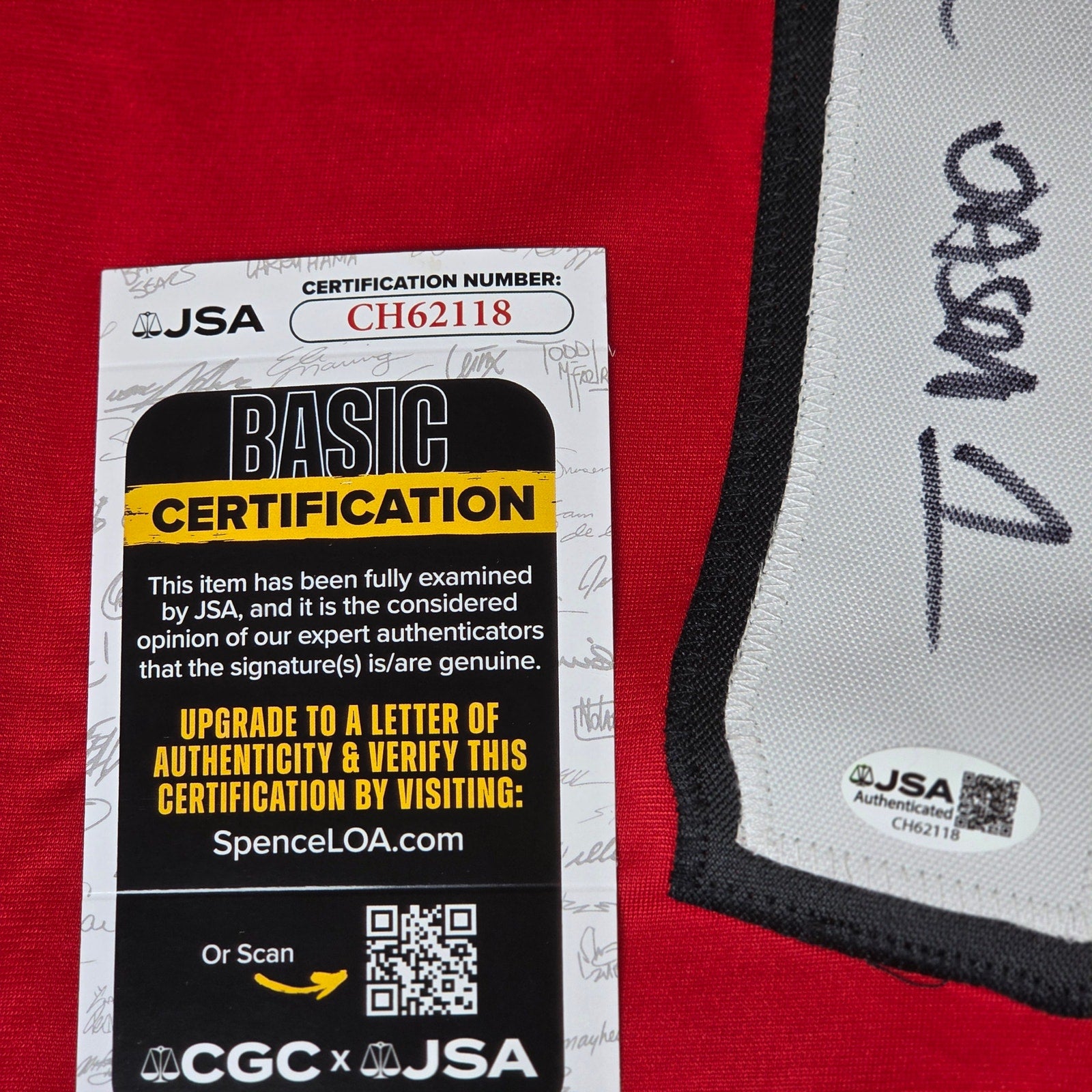 Ari Lehman Jason 1 Signed Jason Voorhees Hockey Jersey JSA COA XL Custom Red