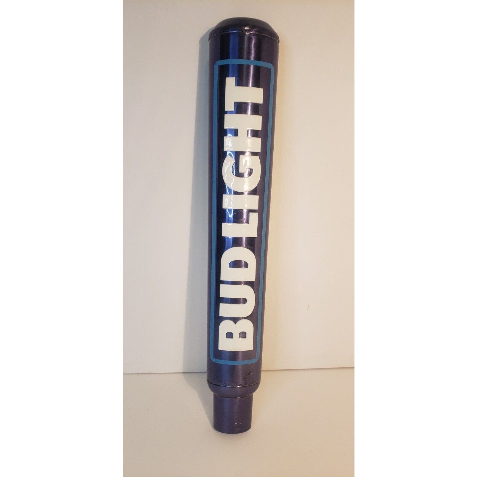 Bud Light Aluminum Blue Logo Beer Tap Handle 12” Tall