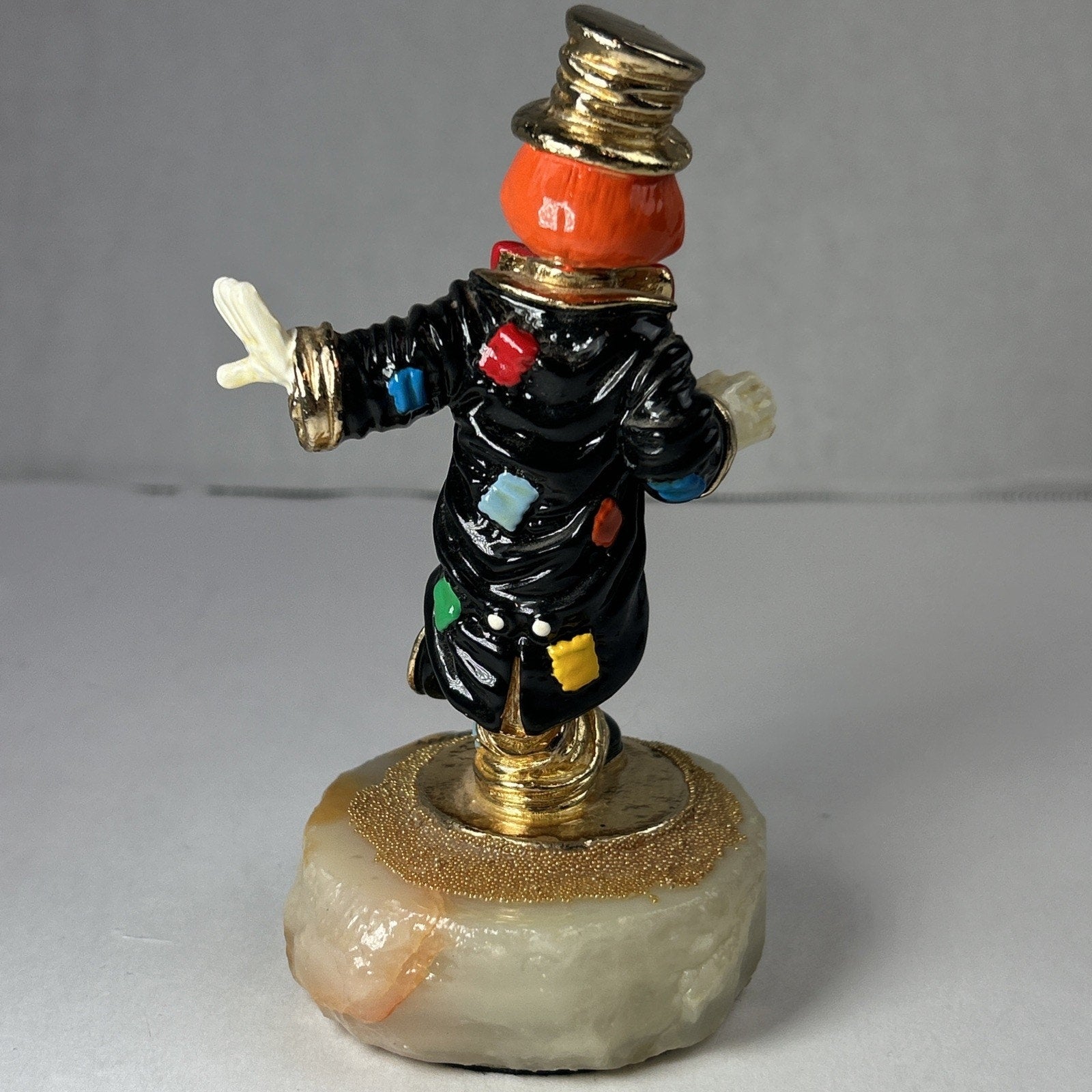 Ron Lee Clown Hobo Dancing In Top Hat Chip Off Old Block Sculpture 1994