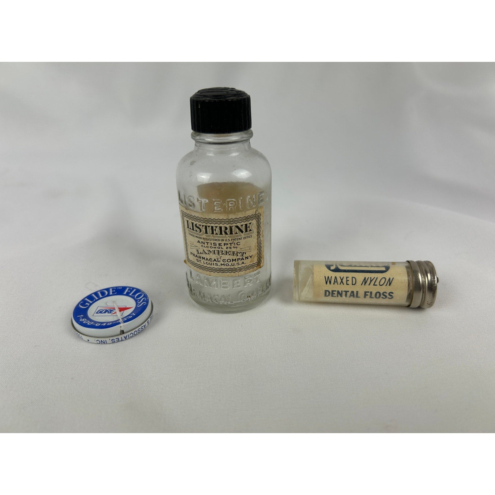 Vintage Gillette Safety Razor Countertop Store Display Case 1956 Glass Lid