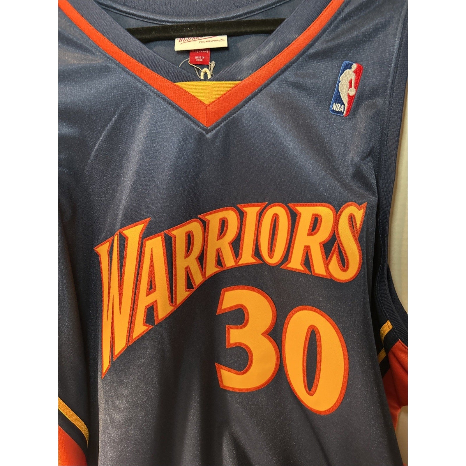 Stephen Curry #30 Warriors 2009-10 Mitchell & Ness Authentic Jersey 5XL