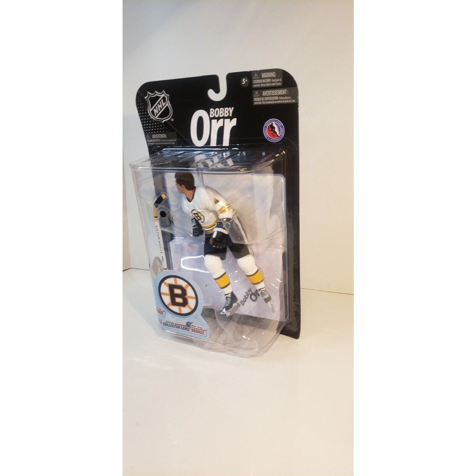 Bobby Orr McFarlane Series 23 Boston Bruins Figure White Jersey /1000 Bronze
