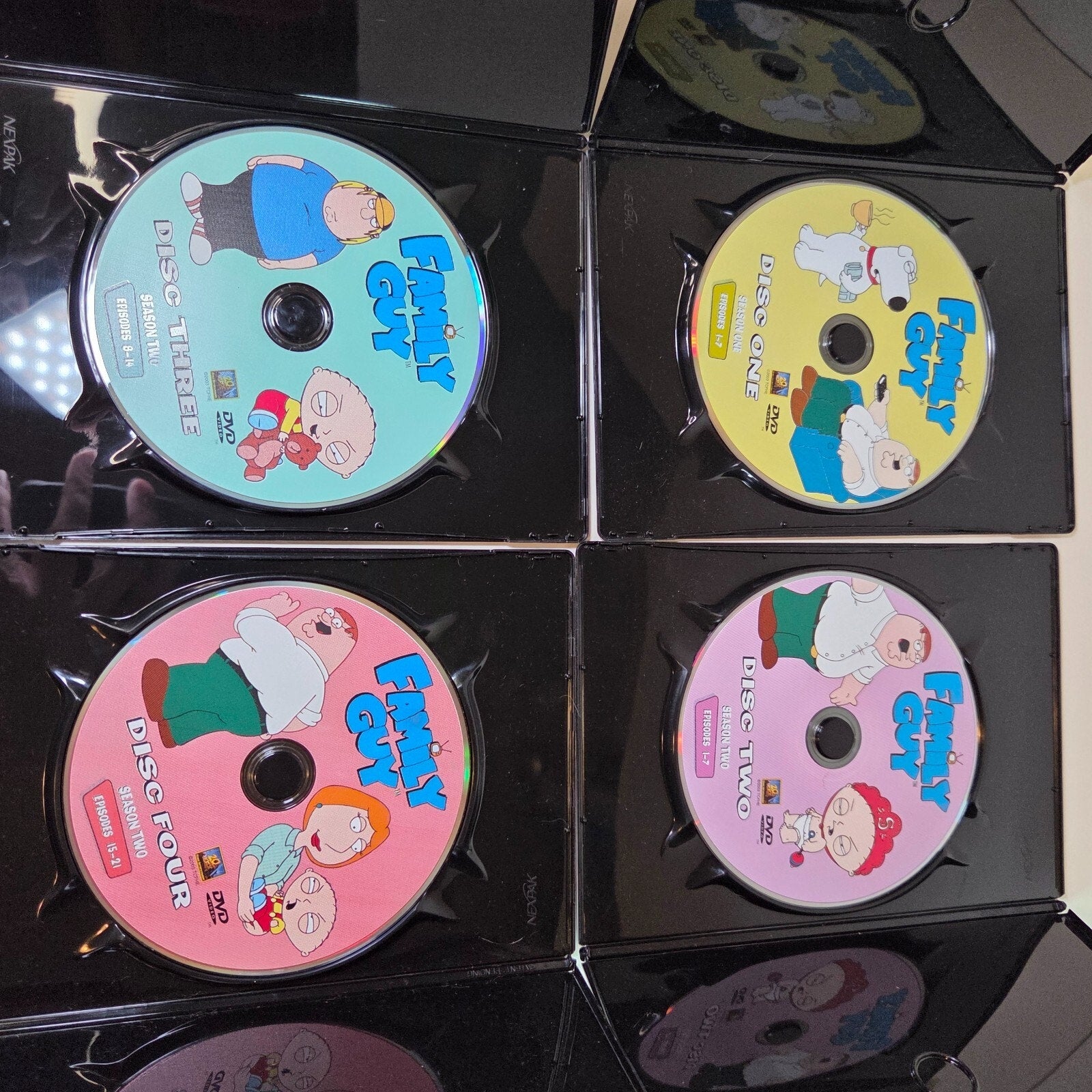 Lot of 2 Family Guy Volume 1 & 2: Season 1, 2 & 3 DVDs