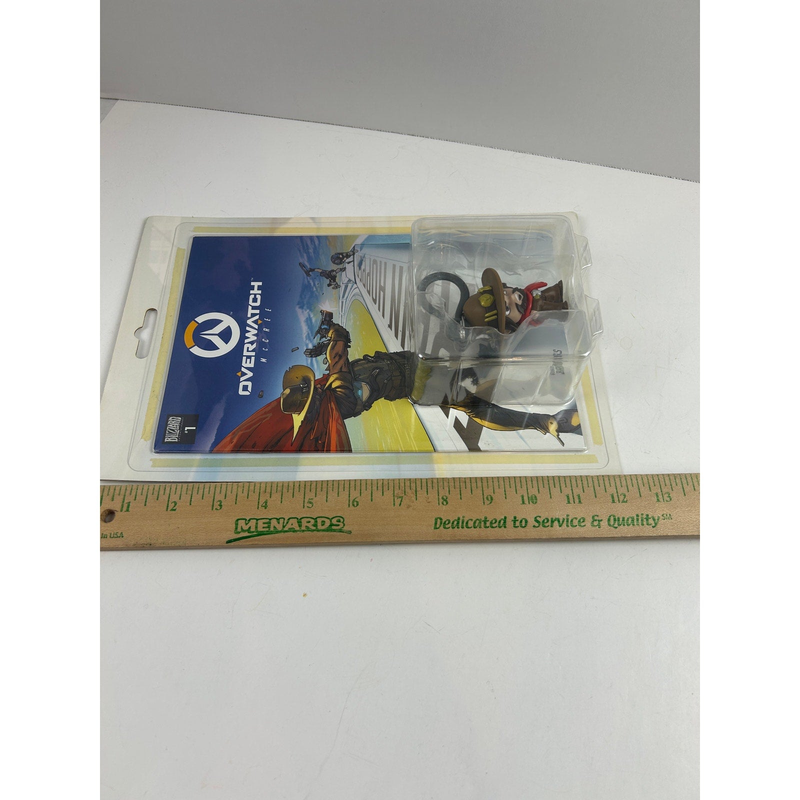 Overwatch McCree Backpack Hanger with Comic #1 Blizzard Collectible Sealed