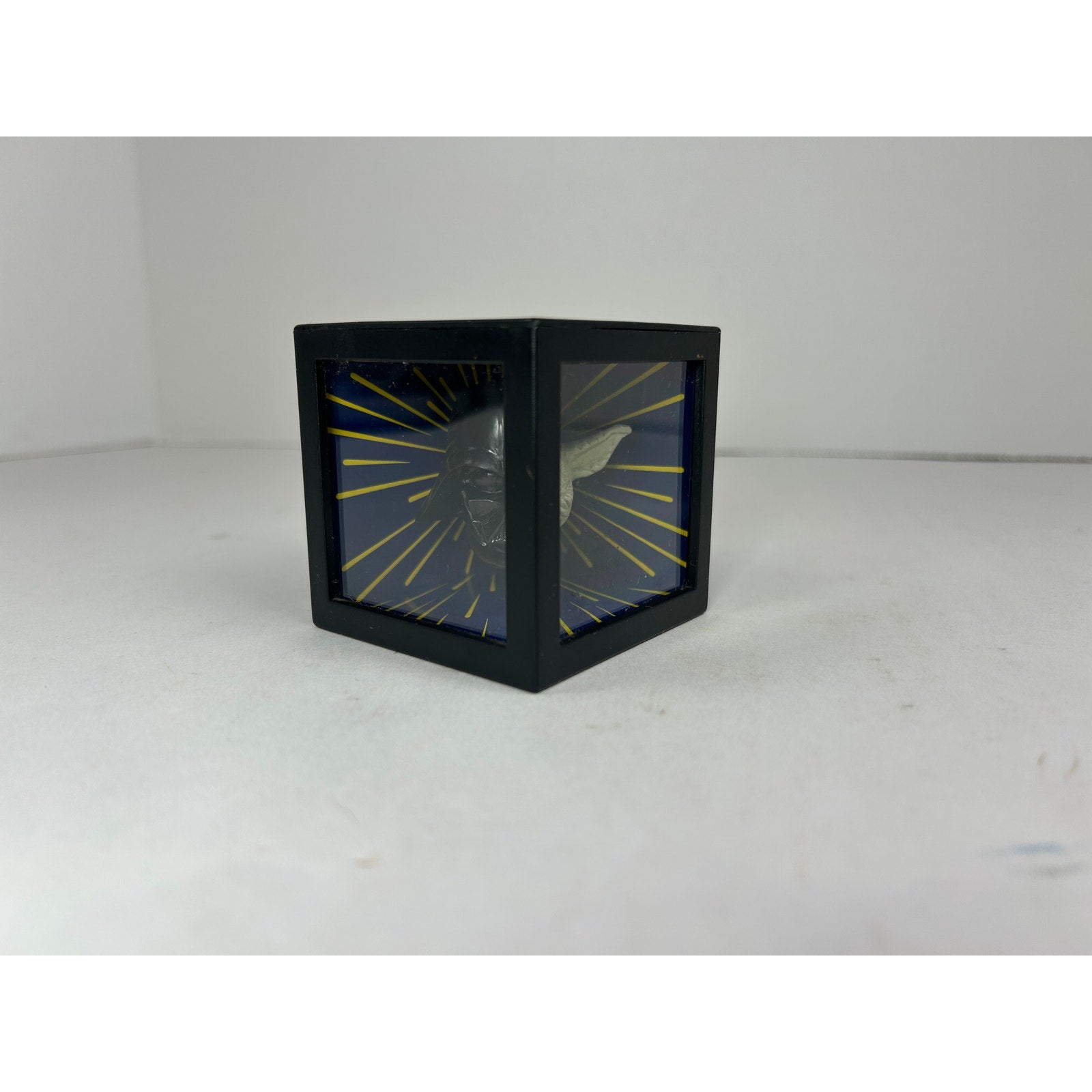 Vintage Star Wars Yoda Darth Vader Empire Strikes Back 3D Cube