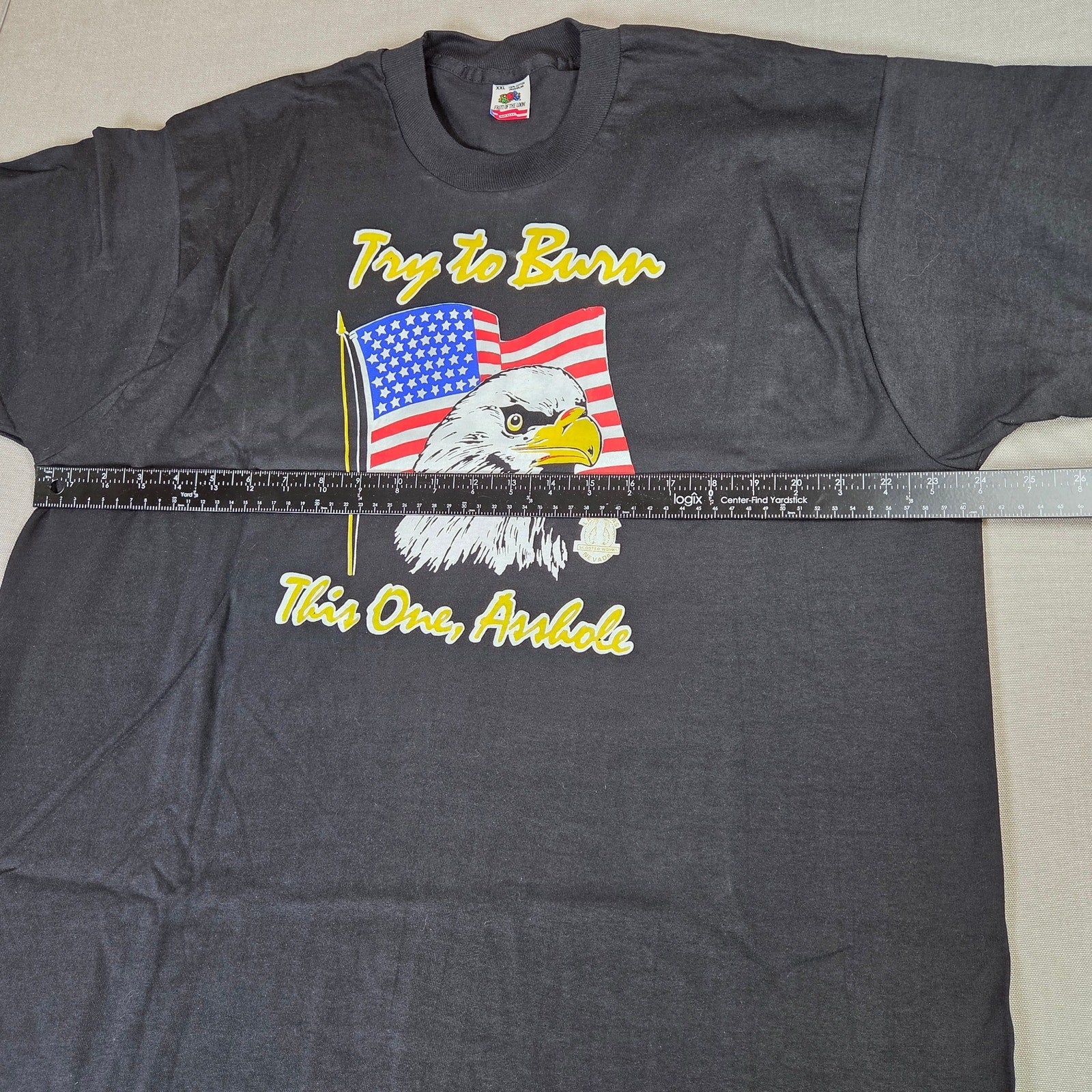 Fruit Of The Loom Sturgis 1990 Vintage Graphic T Shirt XXL USA Made Bold Tee
