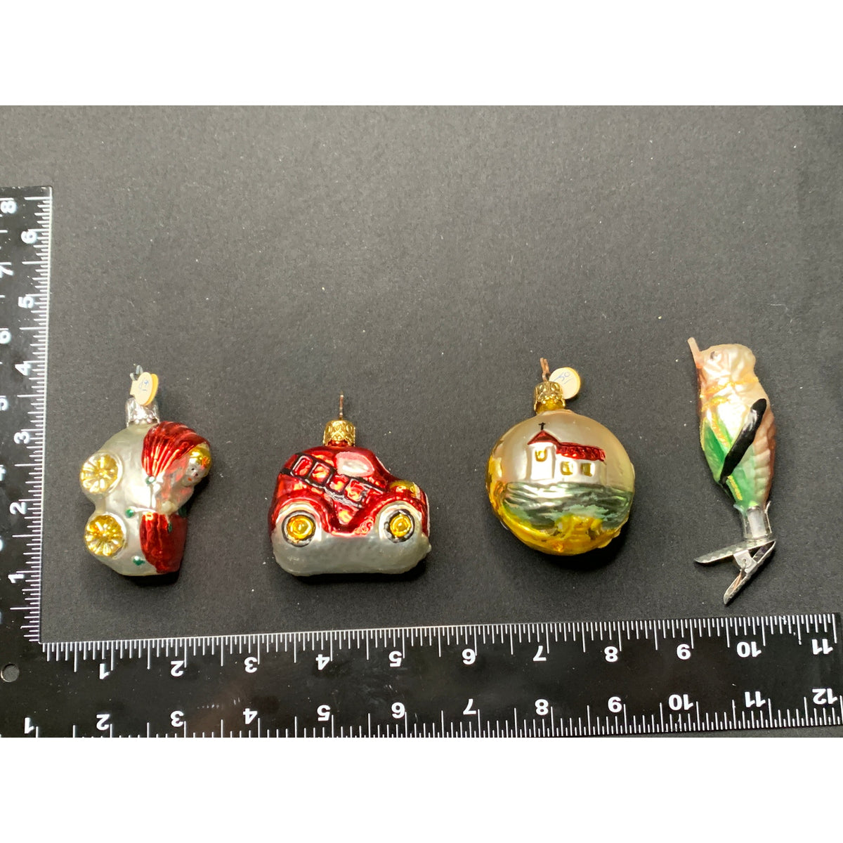Christopher Radko Old World Christmas Glass Ornament Lot 12 Whiskers Beefeater