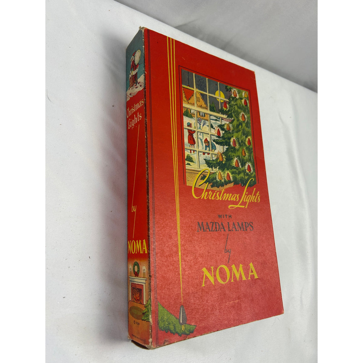 1939 NOMA No 3010 Christmas Lights Mazda C7 Bulbs Original Box Vintage