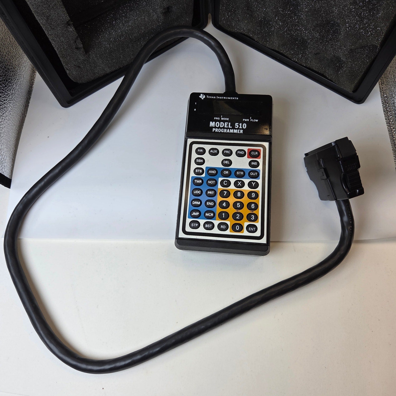 Texas Instruments Model 510 Programmer 2458740-1 PLC Handheld w Case Untested