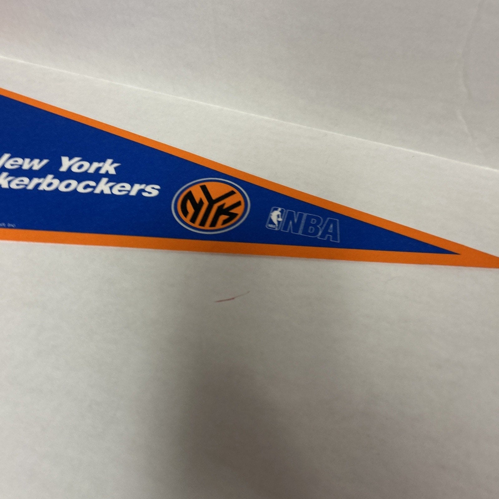 New York Knickerbockers Felt Pennant NBA Basketball 30” X 12”