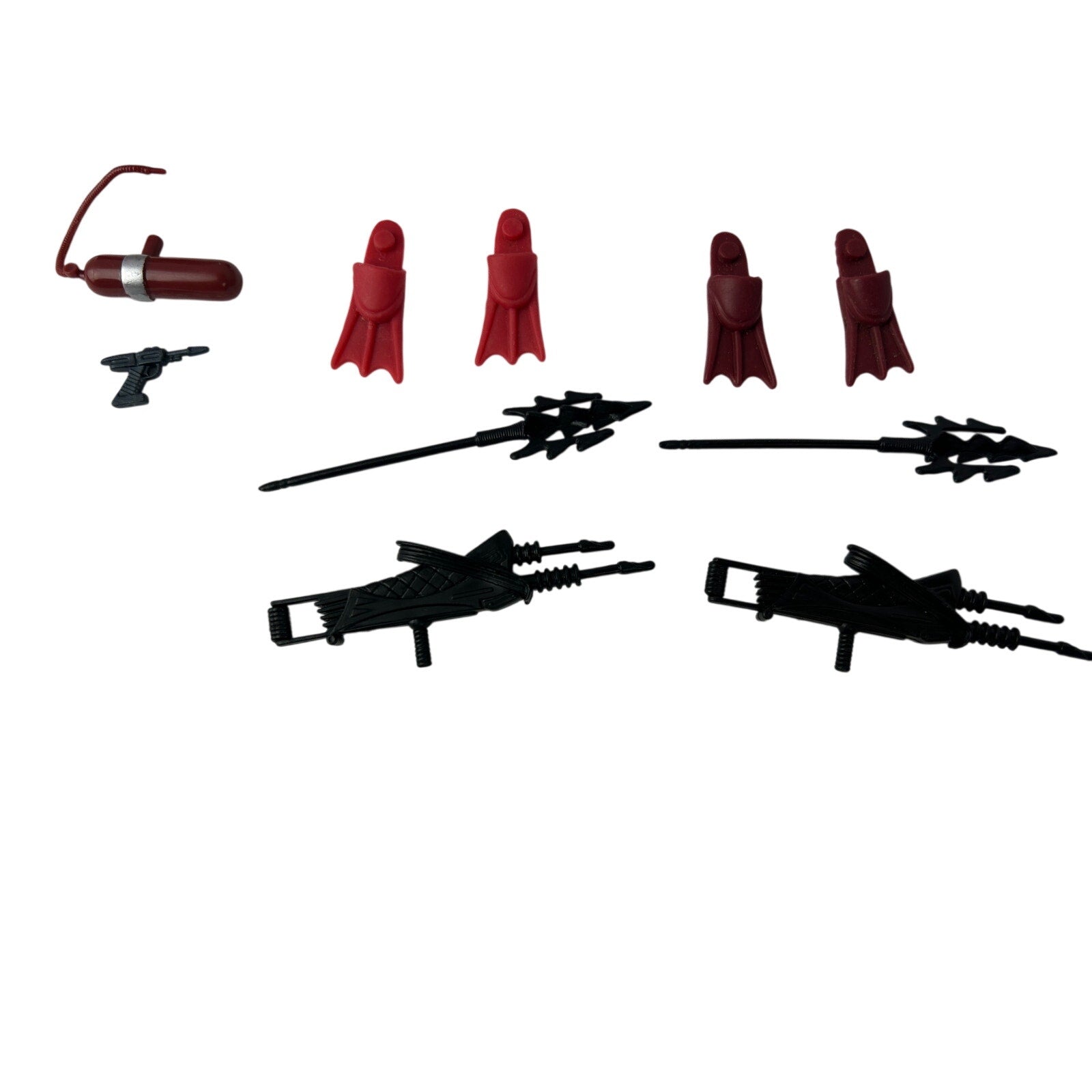 GI Joe Cobra Moray lot 5 figures plus Baroness Diver with Weapons and Fins