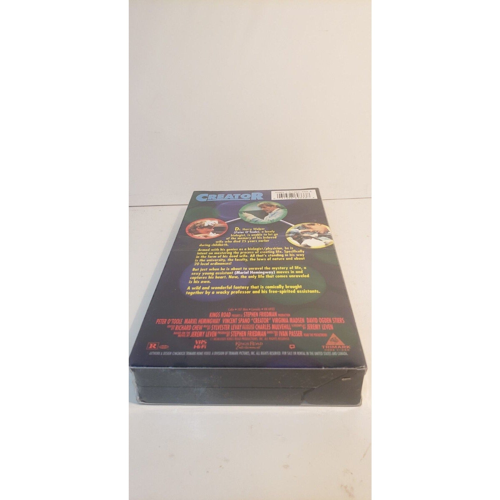 Creator 1985 VHS 1999 New Sealed Peter O'Toole Mariel Hemingway