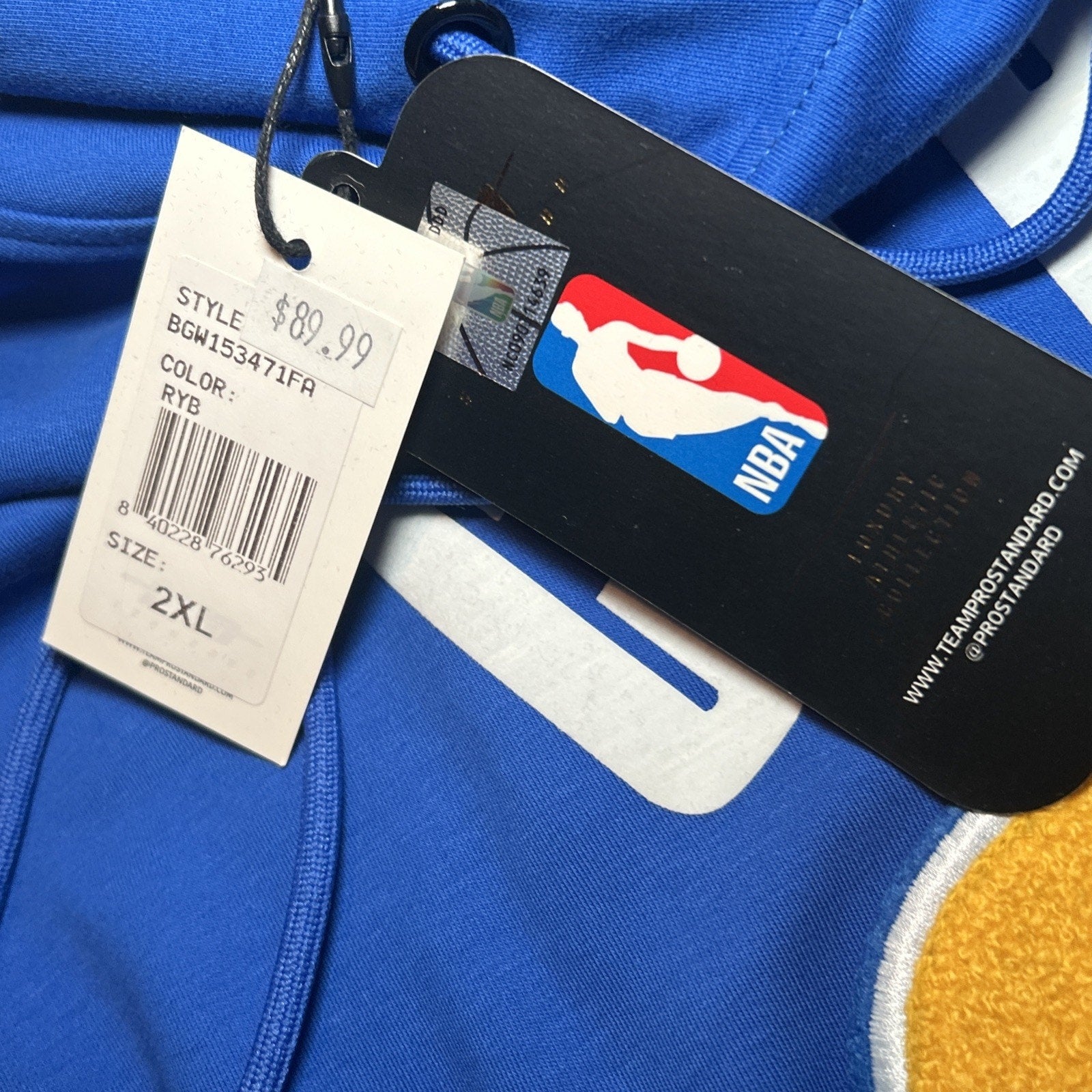 Stephen Curry #30 Golden State Warriors Pro Standard Hoodie 2XL NBA Short Sleeve