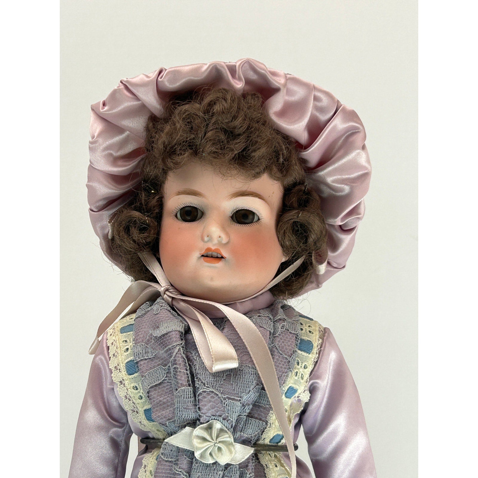 Antique Armand Marseille 370 DEP Bisque Doll 18” Banker’s Daughter 1893