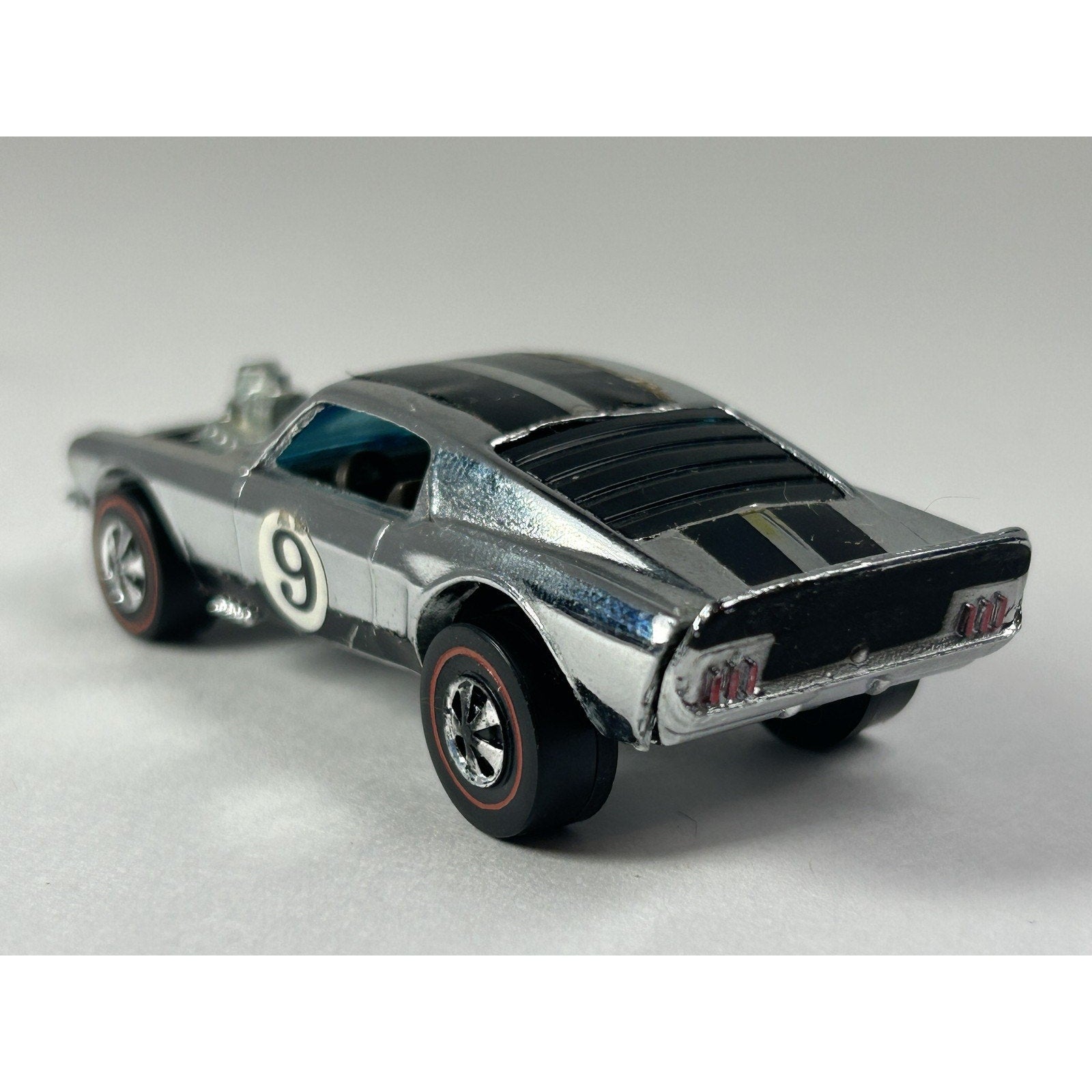 Vintage Hot Wheels Mustang Boss Hoss Redline Diecast Car 1969 Hong Kong