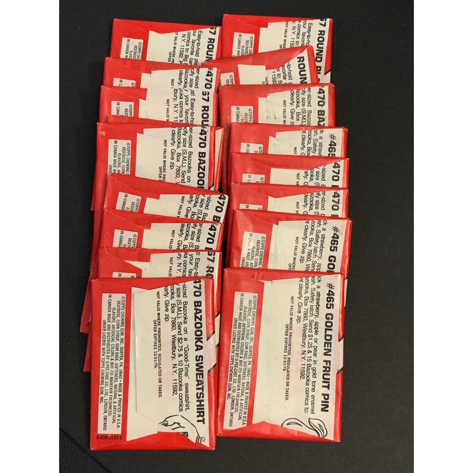 1976 Topps Hysterical History Stickers Sealed Wax Pack Single Pack