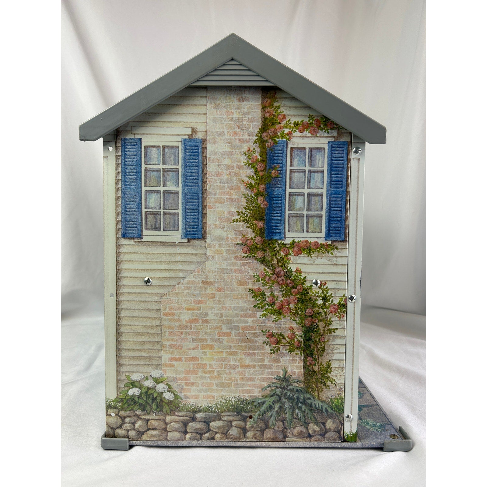 Vintage Wolverine Today’s Kids Rosewood Manor Tin Litho Colonial Dollhouse