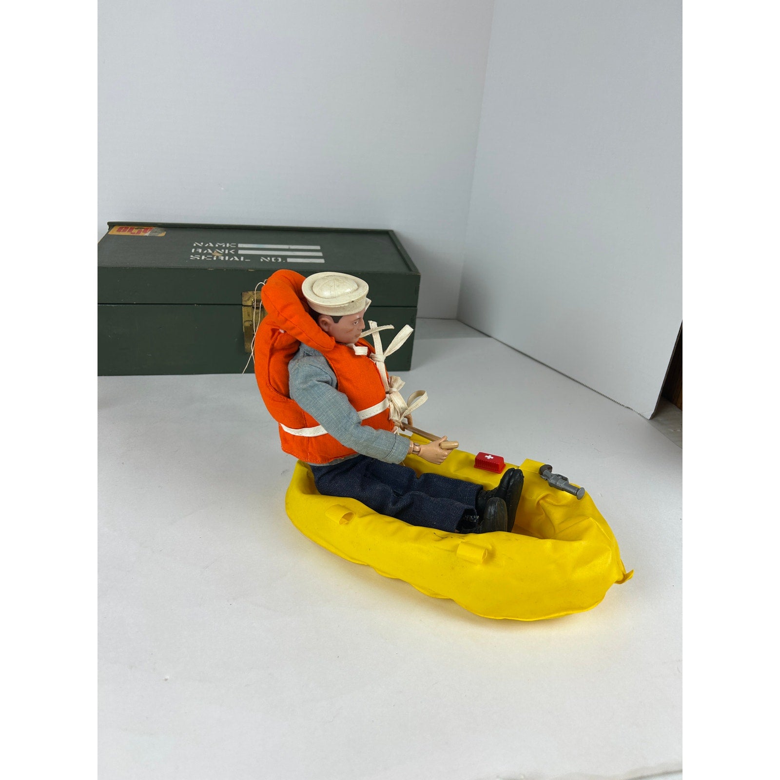 G.I. Joe 1970s Sea Rescue Lot Complete Figure Gear Footlocker Hasbro