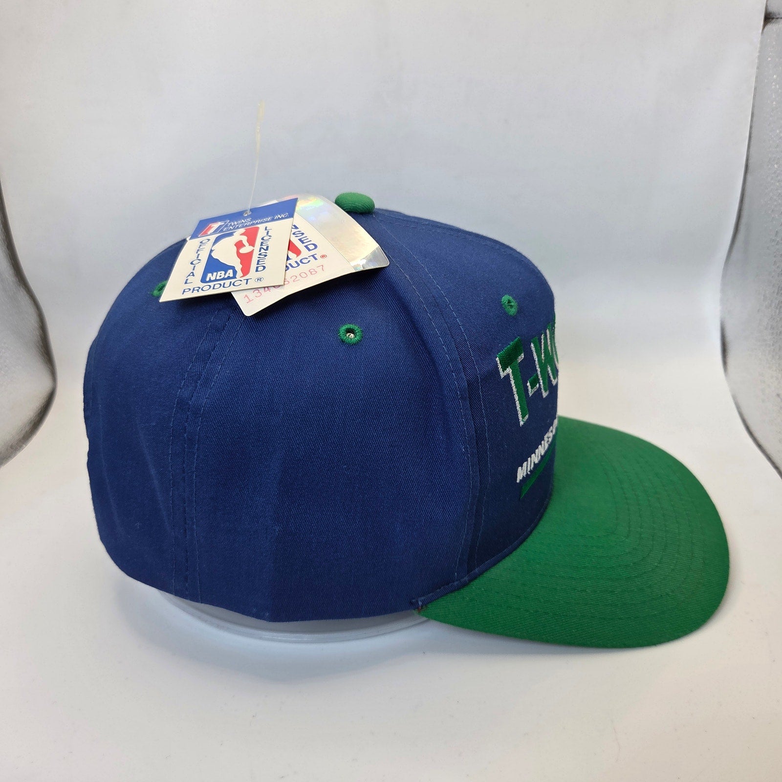 Minnesota Timberwolves Vintage Snapback Hat NWT Twins Enterprise NBA 90s