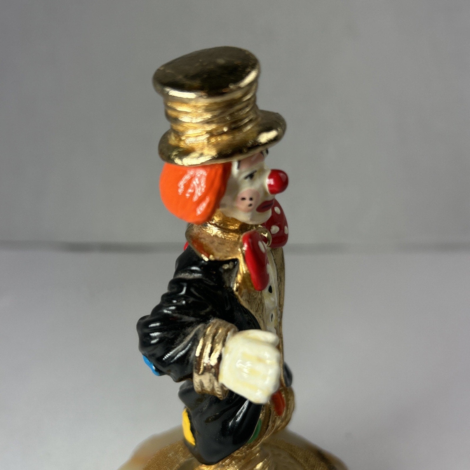 Ron Lee Clown Hobo Dancing In Top Hat Chip Off Old Block Sculpture 1994