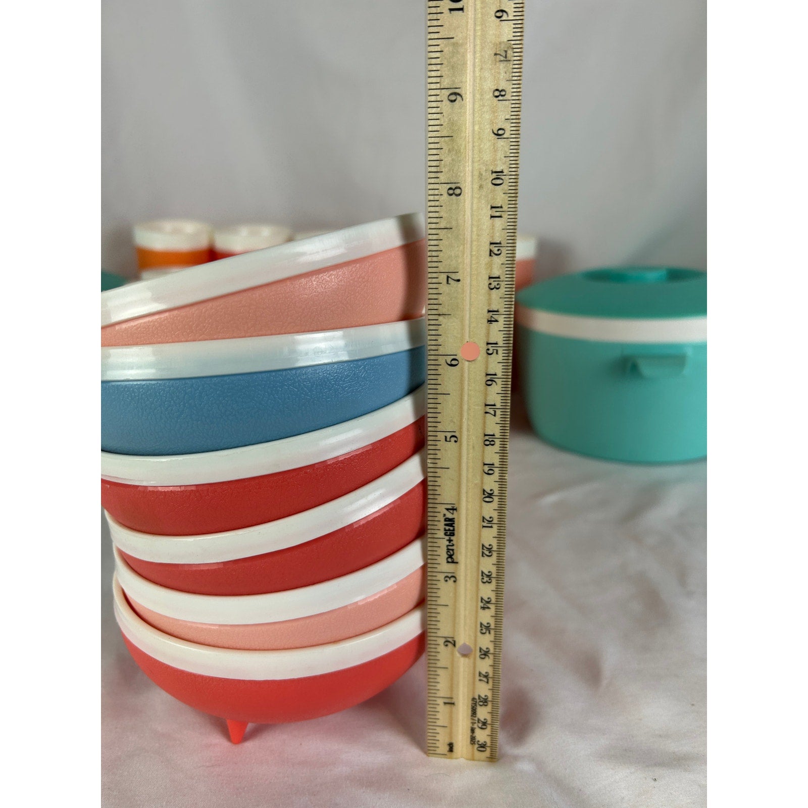 Bolero Therm O Ware MCM Bowl Tumbler Ice Bucket Set Retro Pastel Lot