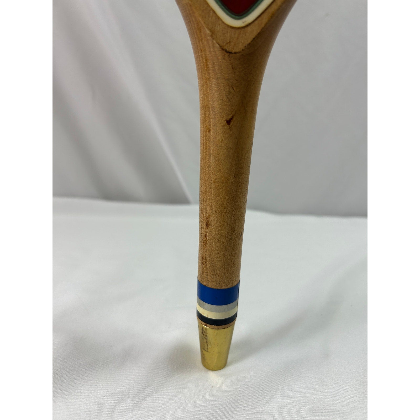 Leinenkugel's Bock Beer Vintage Wood Tap Handle Draft Keg Bar Breweriana 12in
