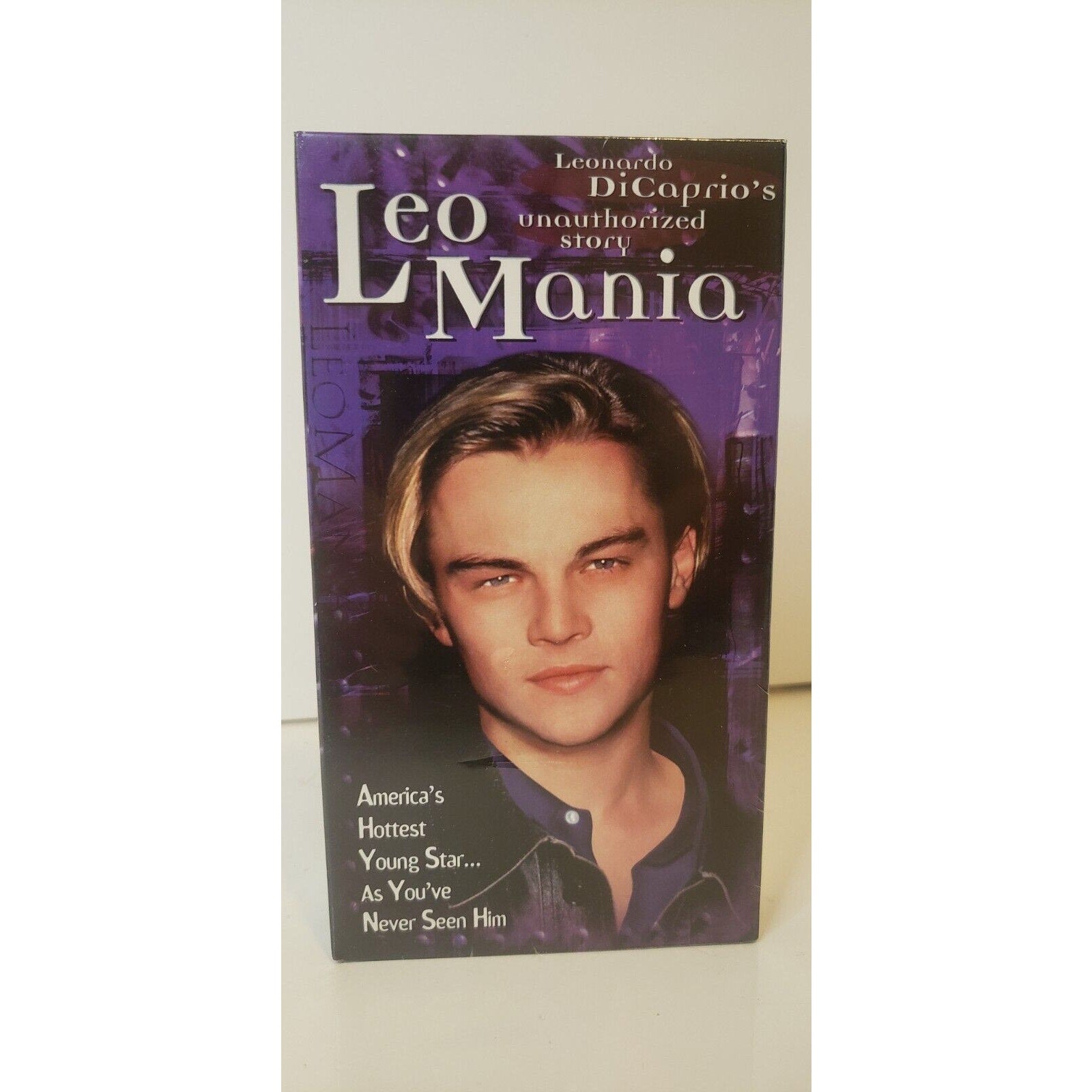 Leo Mania Leonardo DiCaprio's Unauthorized Story VHS Brand New Factory Sealed