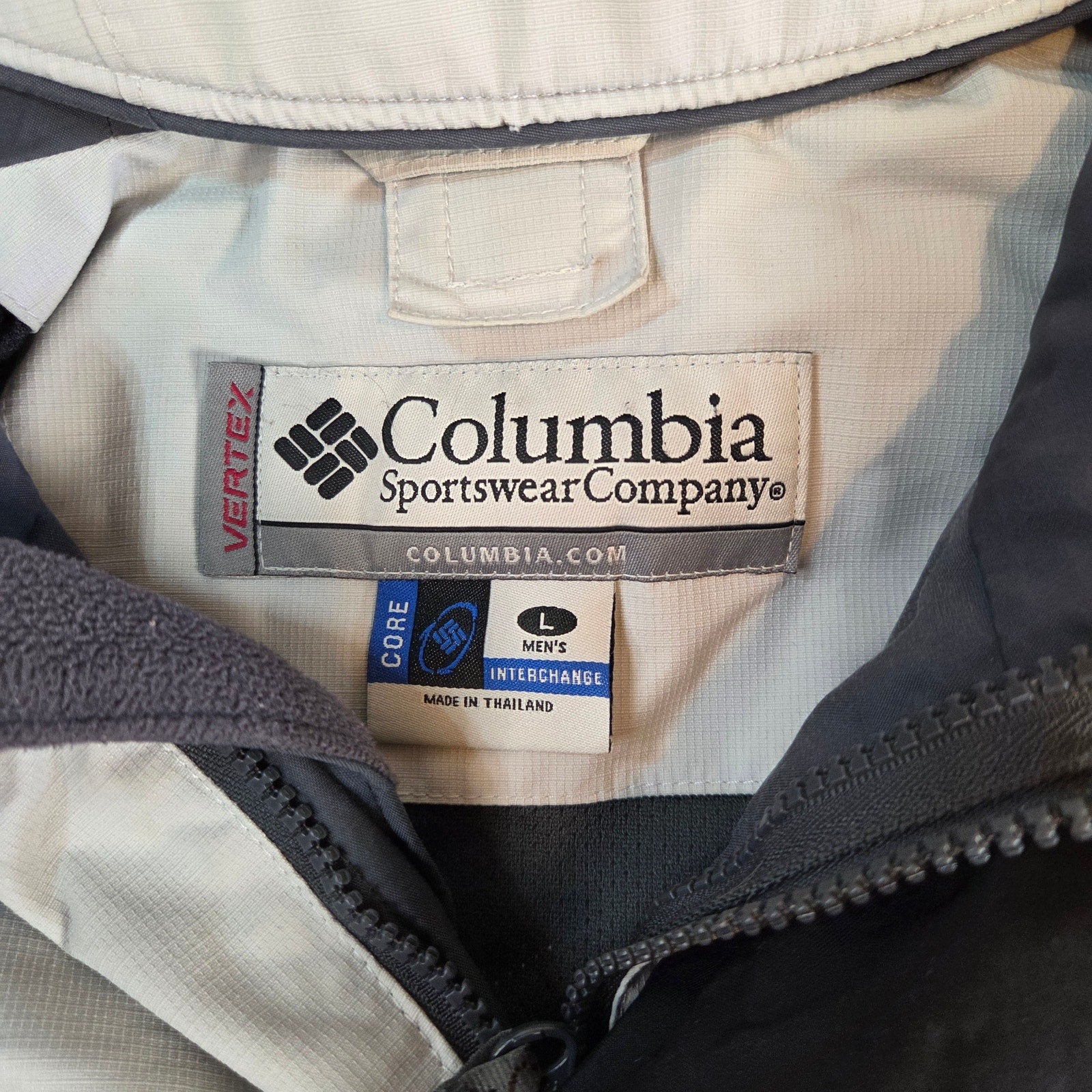 Columbia Vertex Omni-Shield CORE Interchange Jacket Shell Men’s L Red Gray 2004