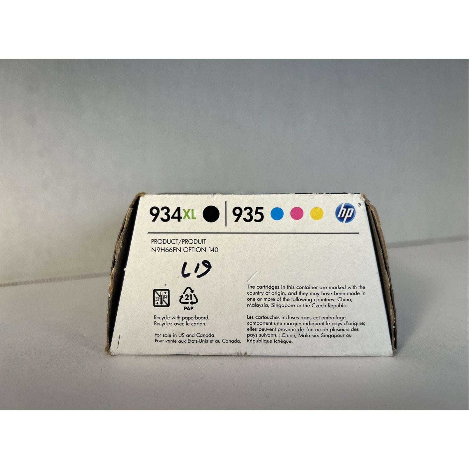 HP 934XL Black 935 Tri Color Ink Cartridge