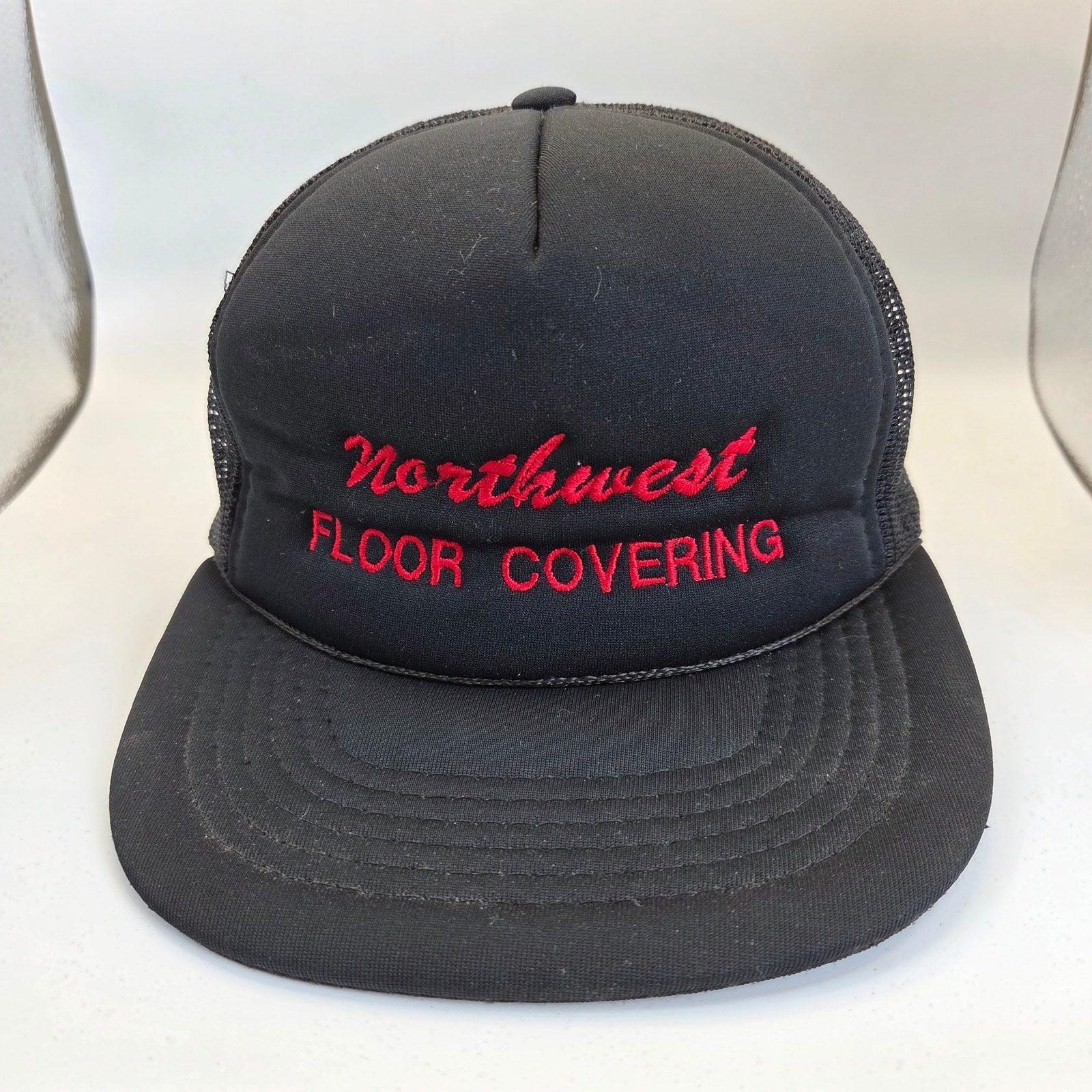 Vintage Yupoong Northwest Floor Covering Foam Mesh Trucker Snapback Hat OSFA