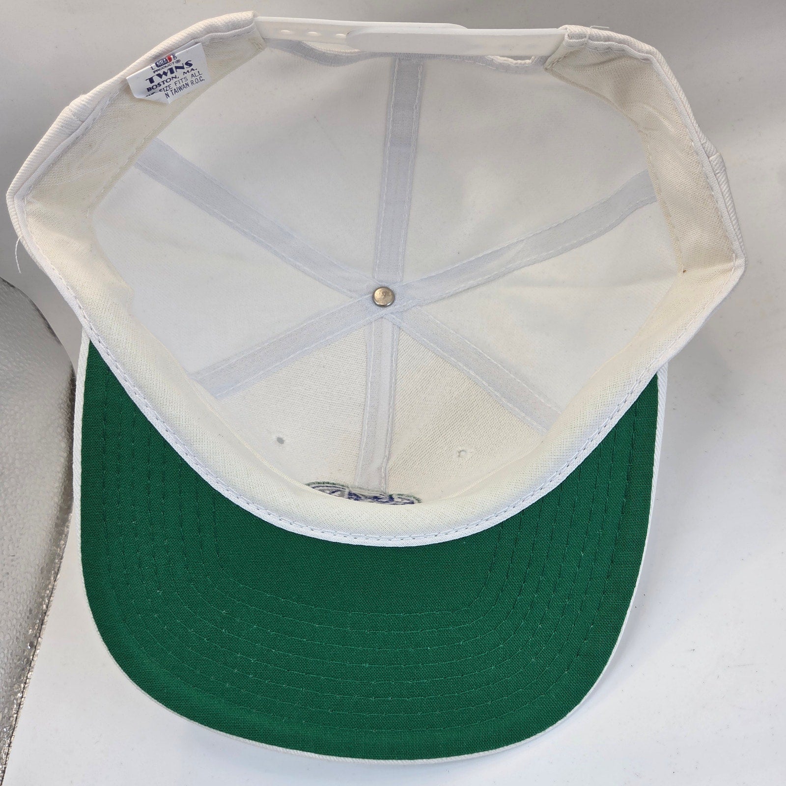 Vintage Minnesota Timberwolves Twins Enterprise Snapback Hat White Taiwan NBA