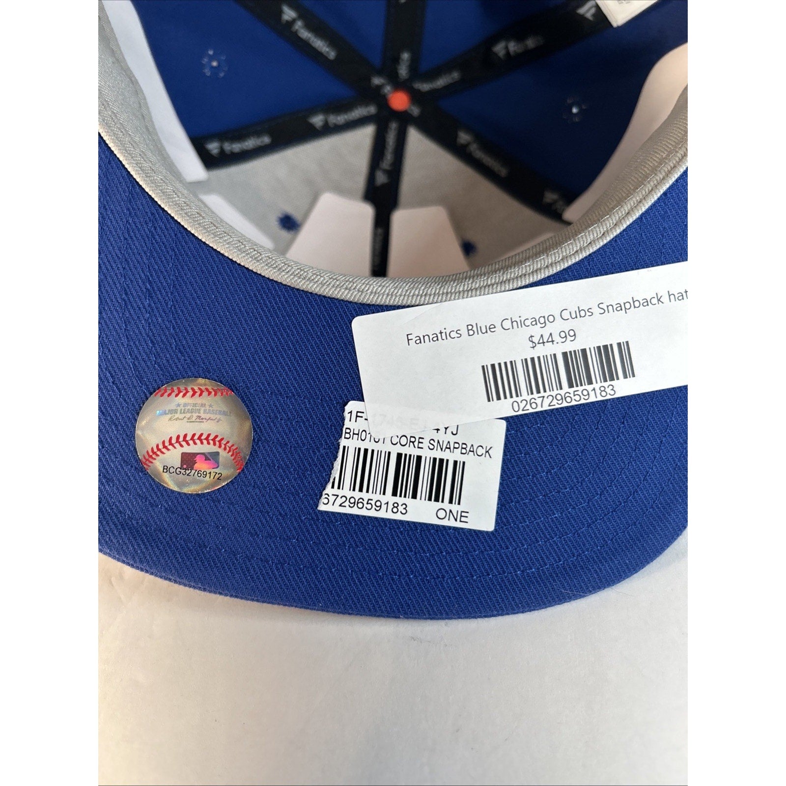 Chicago Cubs Fanatics Blue Snapback Cap