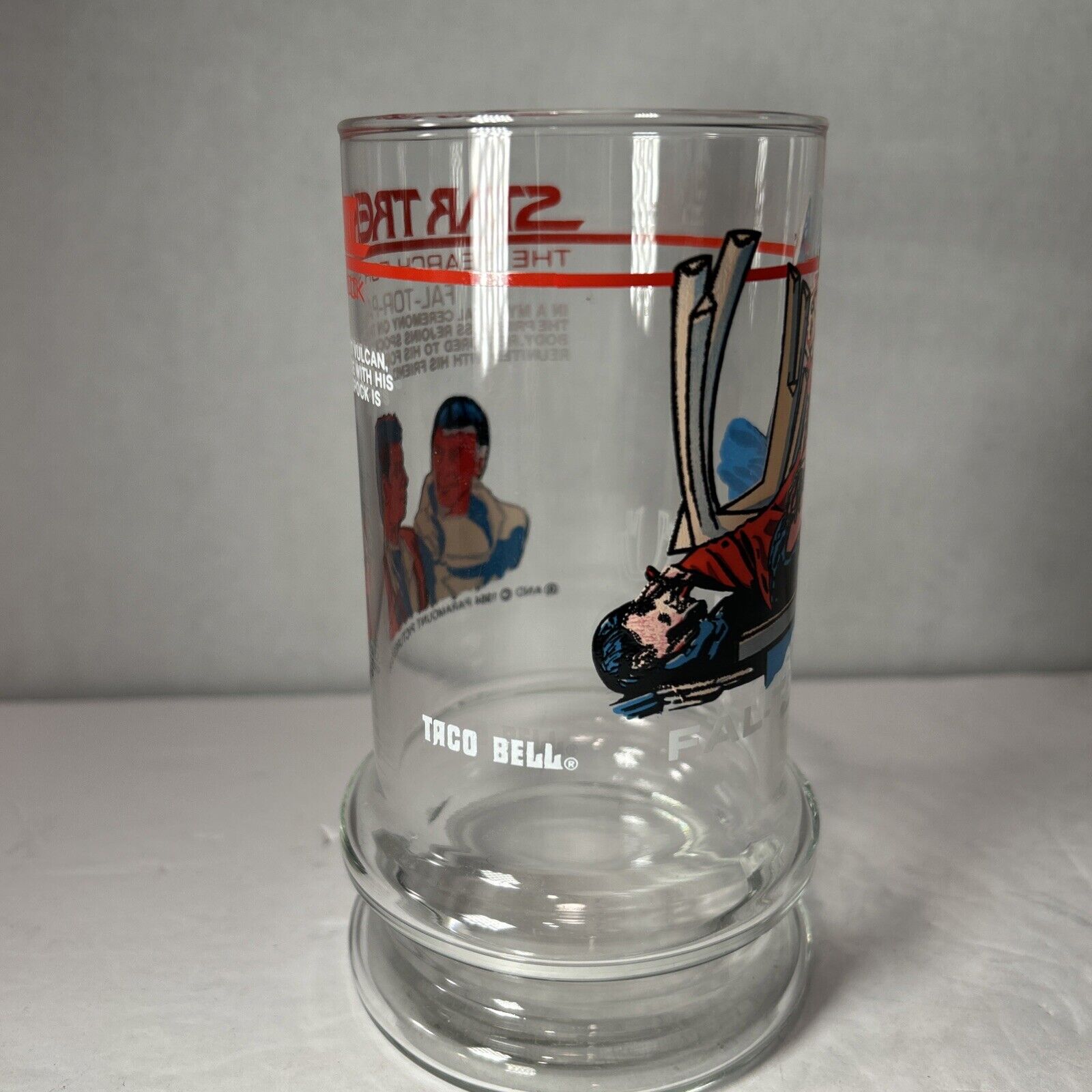 Star Trek III Search For Spock Fal-Tor-Pan Taco Bell Collector Glass 1984 Print