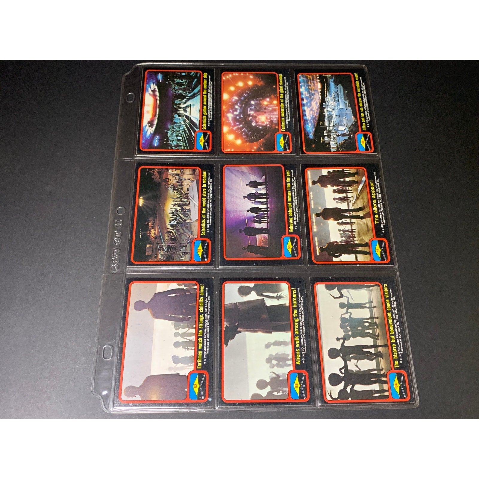 1978 Topps Close Encounters Of The Third Kind Card Set + Stickers