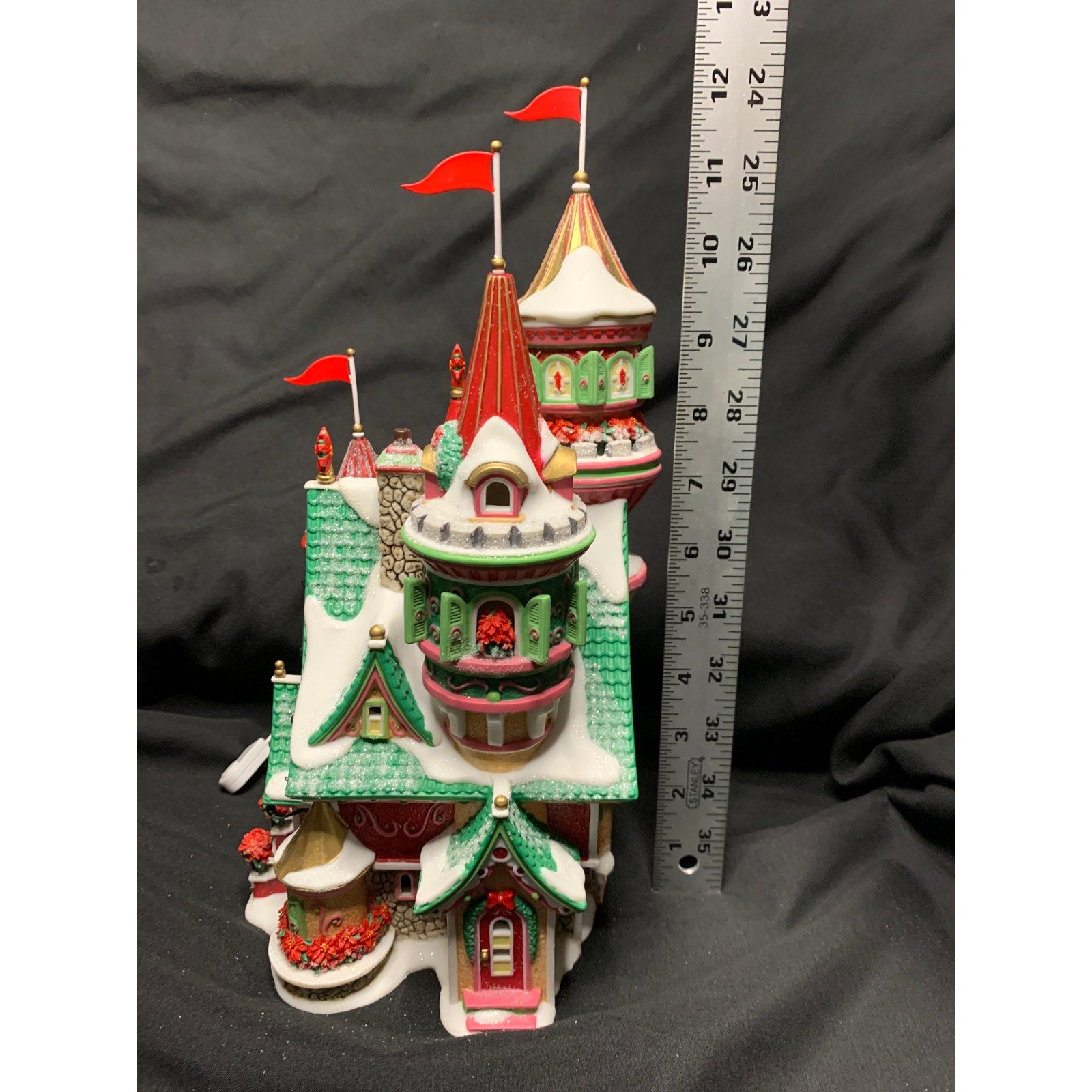 Department 56 Poinsettia Palace North Pole 56796 Limited Edition Lighted