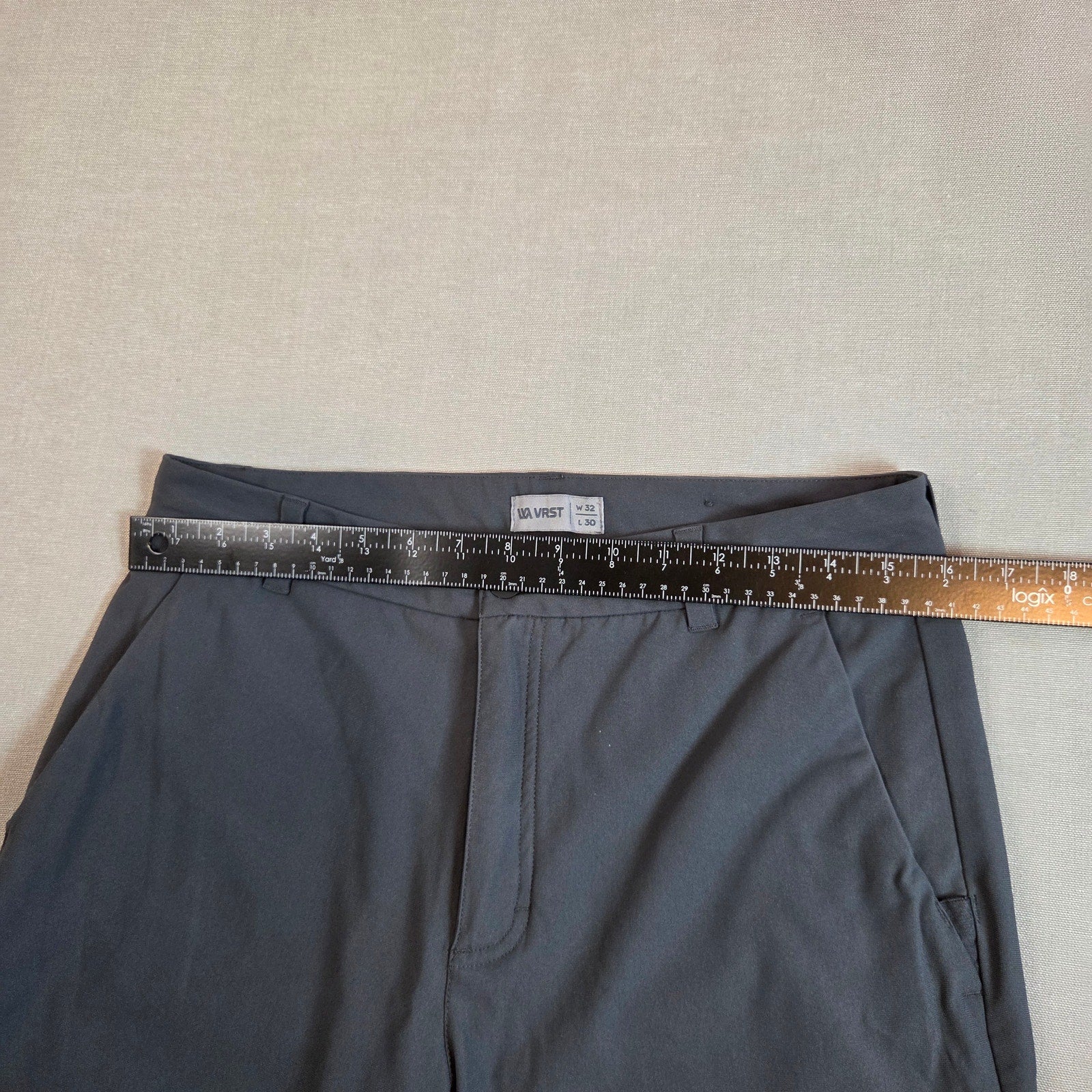 VRST Men’s Gray Performance Dress Pants 32x30 Slim Fit Athletic Stretch