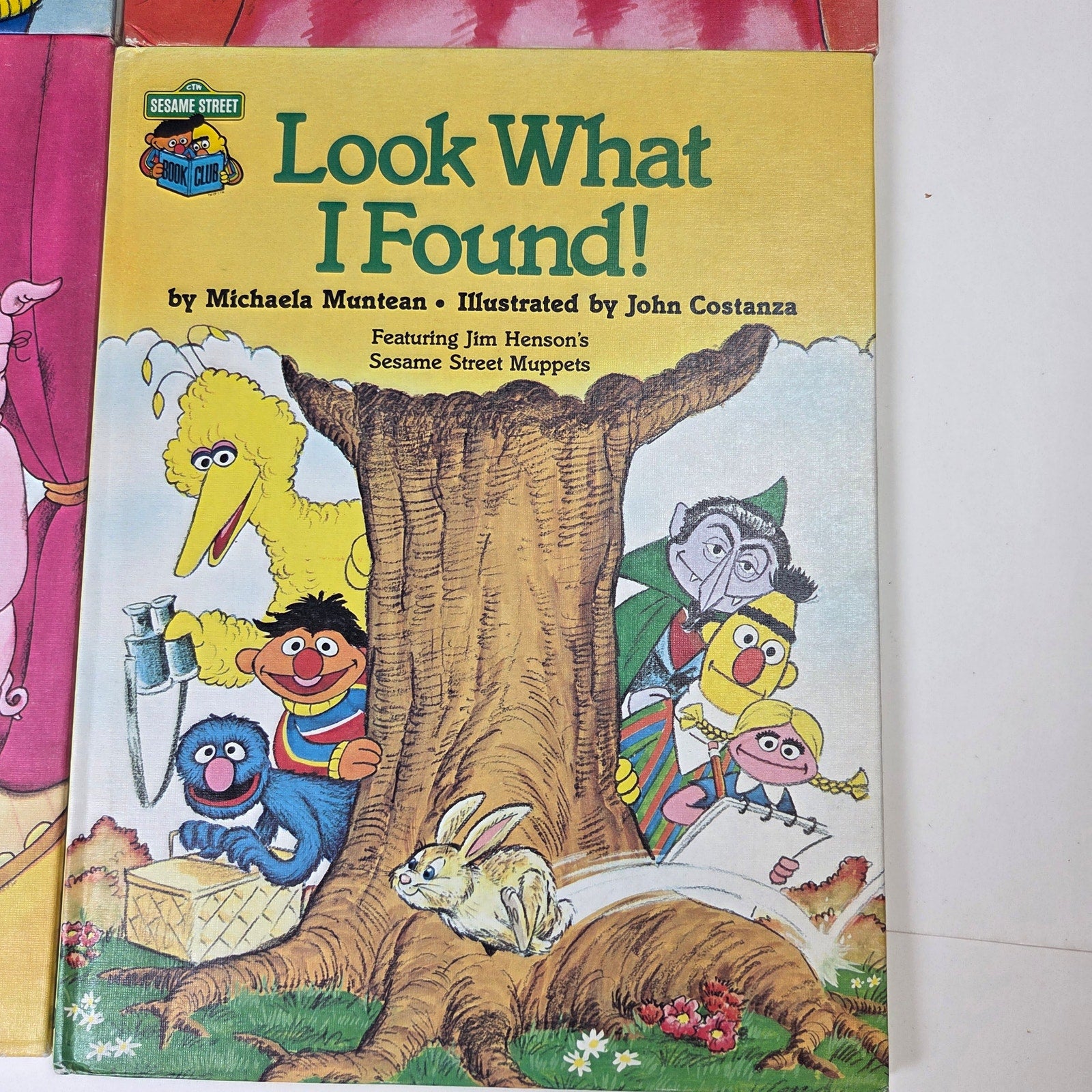 Sesame Street Book Club Vintage 1980-1981 Hardcover Book Lot of 5 Muppets