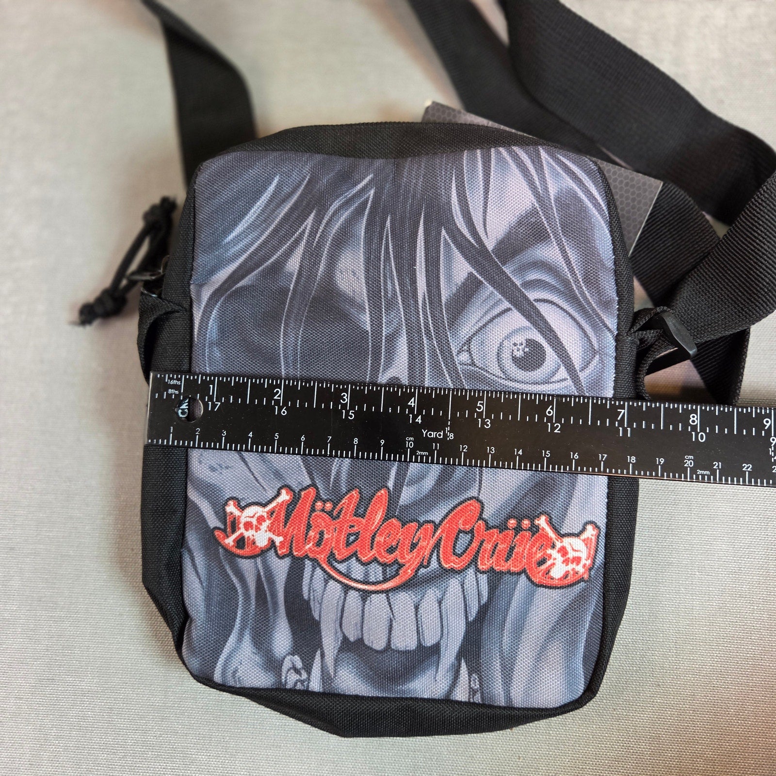 Motley Crue Rocksax Crossbody Shoulder Bag NWT Official Licensed 2022