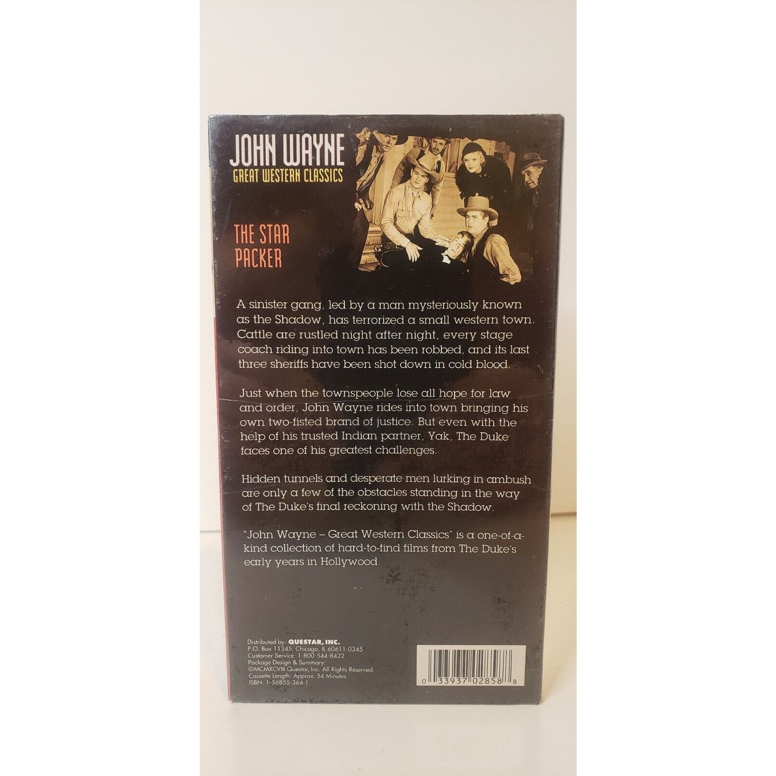JOHN WAYNE GREAT WESTERN CLASSICS THE STAR PACKER VHS NEW Sealed