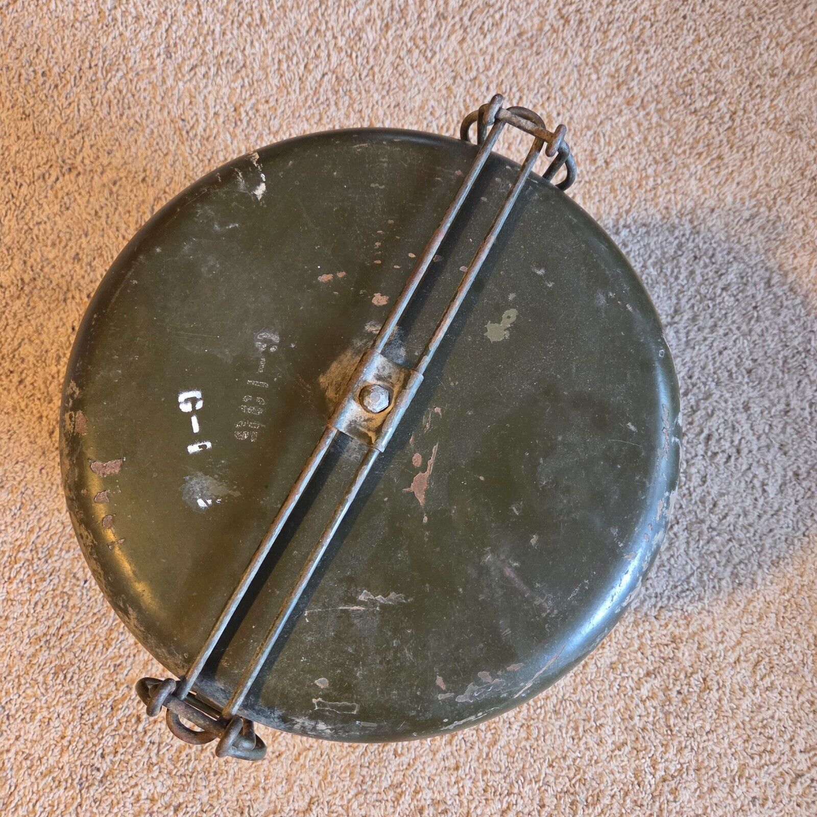 WWII US Army Mermite Food Container 1943/44 SMCO w/ 3 Inserts Militaria