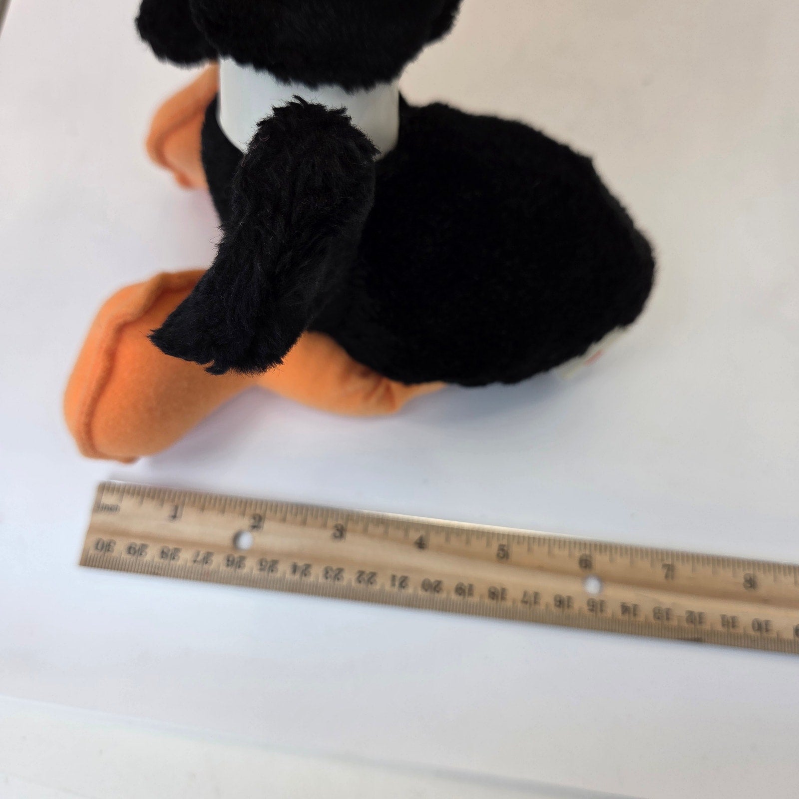 Warner Bros Daffy Duck Plush 1987 Mighty Star Korea Item 1621 Vintage Toy