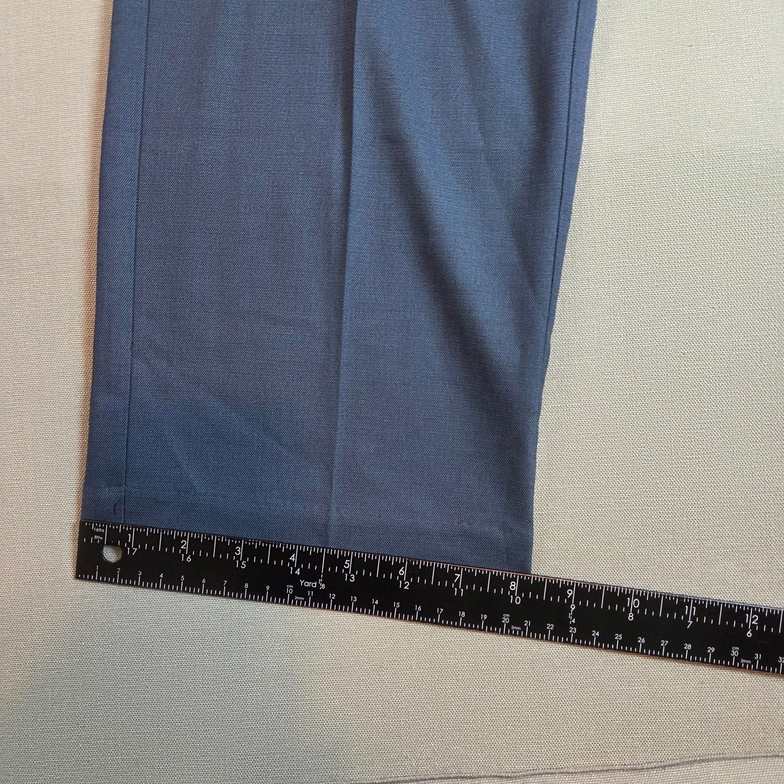 Haggar 365 Flex Dress Pants 38x30 Blue Straight Fit Super Flex Waistband NWT