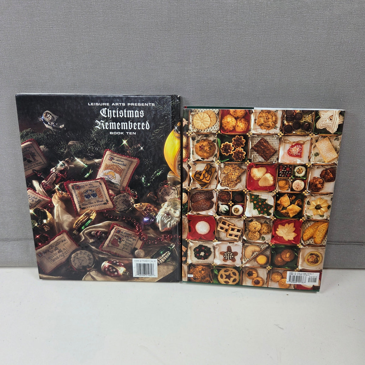 Vintage Christmas Hardcover Book Lot Leisure Arts Crafts Cookies Holiday Ideas