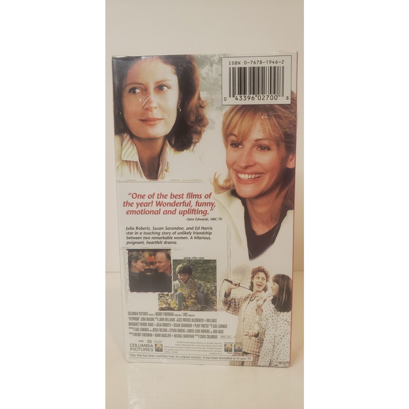 Stepmom / Movie (VHS, 1998) New Sealed Julia Roberts Susan Sarandon Ed Harris