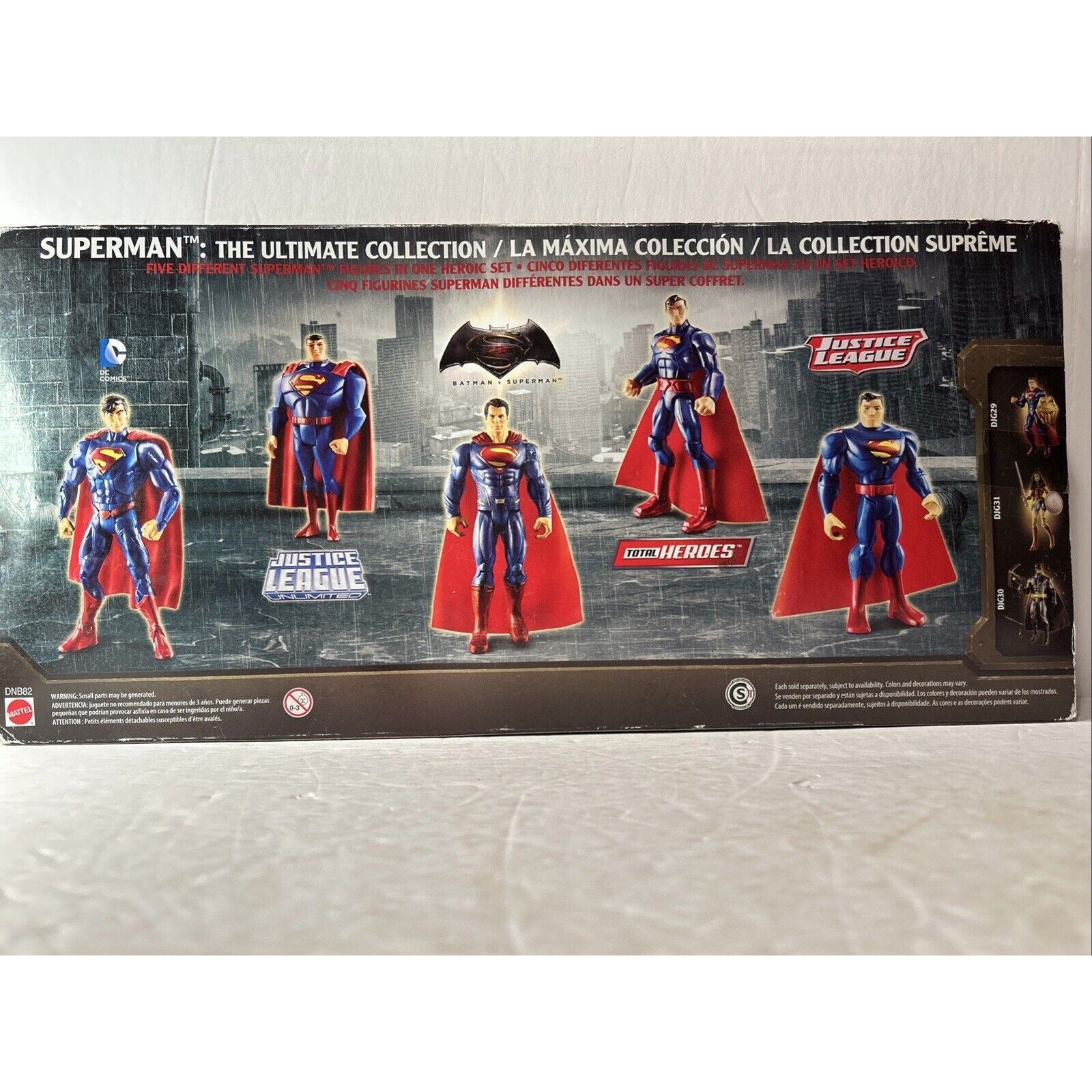 DC Super Hero Showdown Superman The Ultimate Collection 5-Figure Box Set NIB