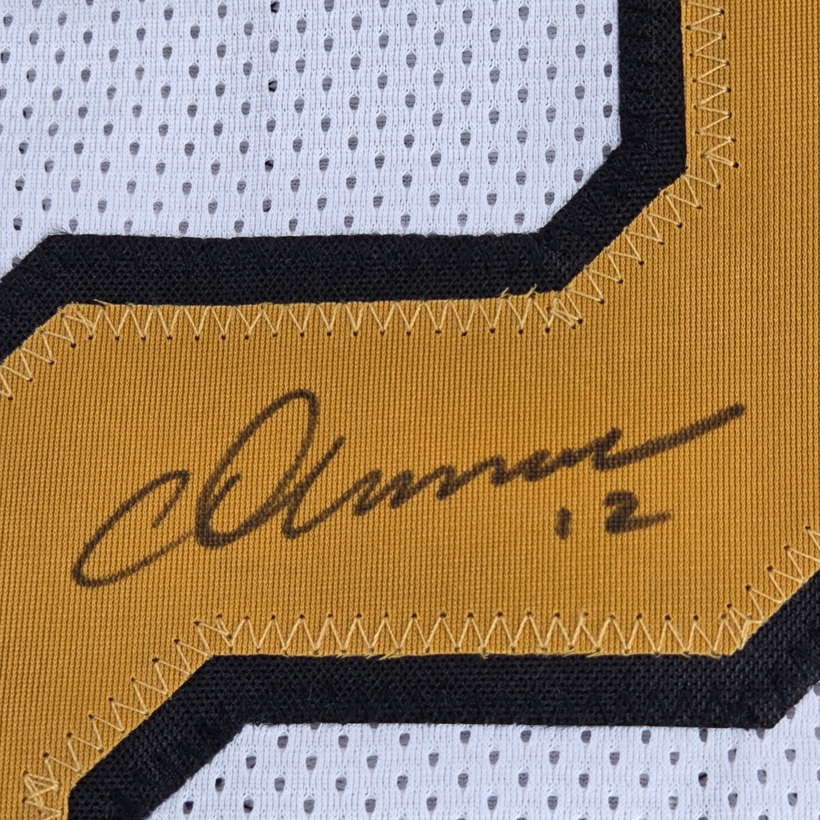 Chris Olave Signed New Orleans Saints Custom Jersey Beckett Witness BAS XL