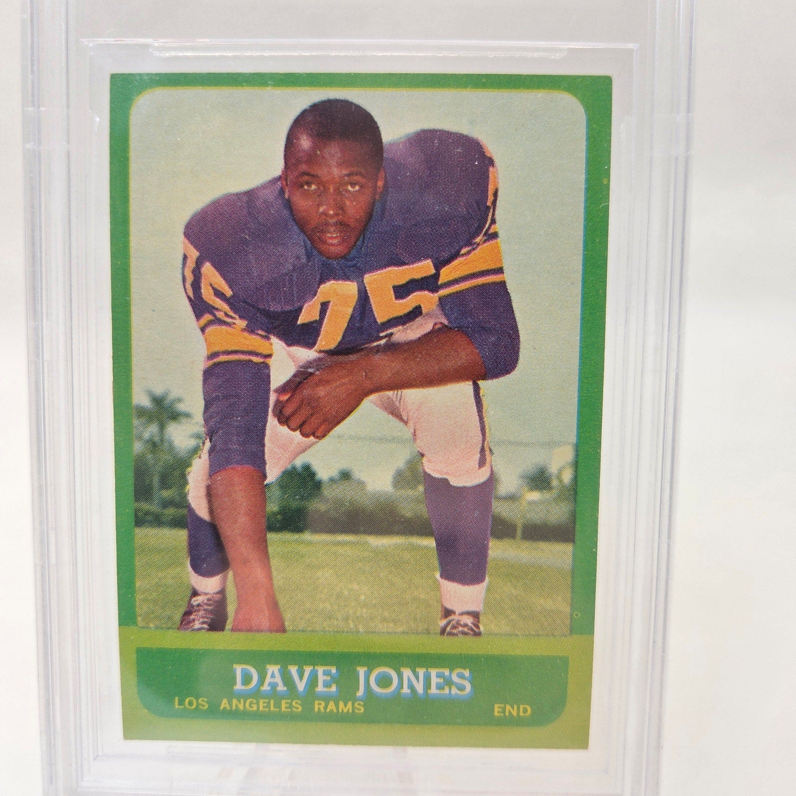 1963 Topps #44 Deacon Jones Rookie Card BVG 7 NM Los Angeles Rams HOF